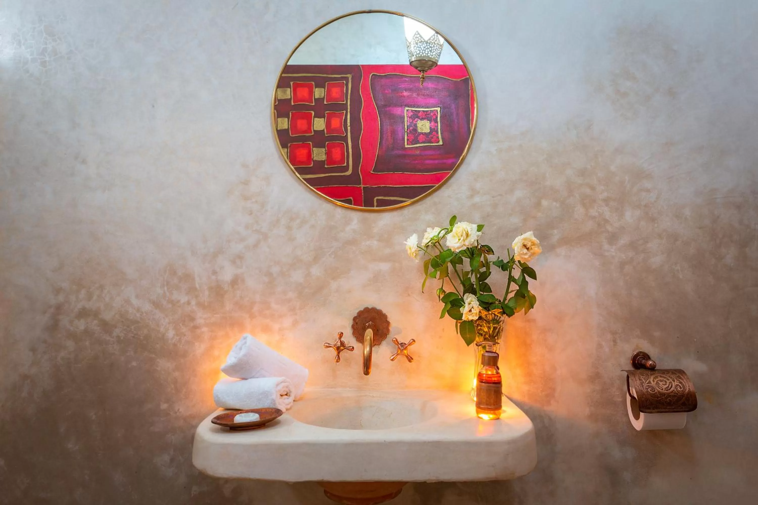 Bathroom in Riad Rodaina & SPA