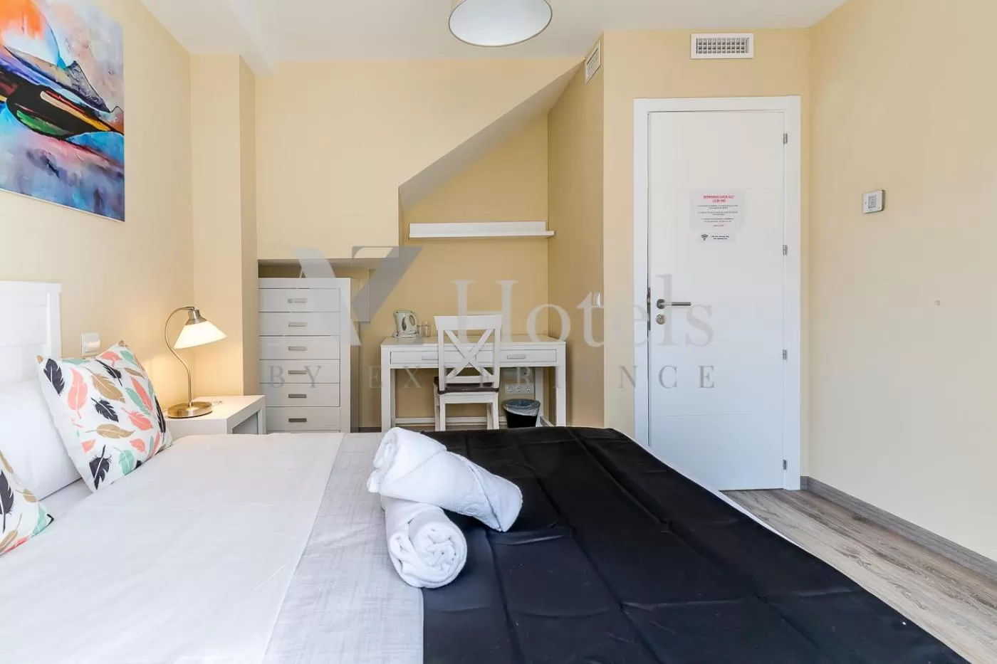 Bed in AYZ Villegas - Auto check-in property