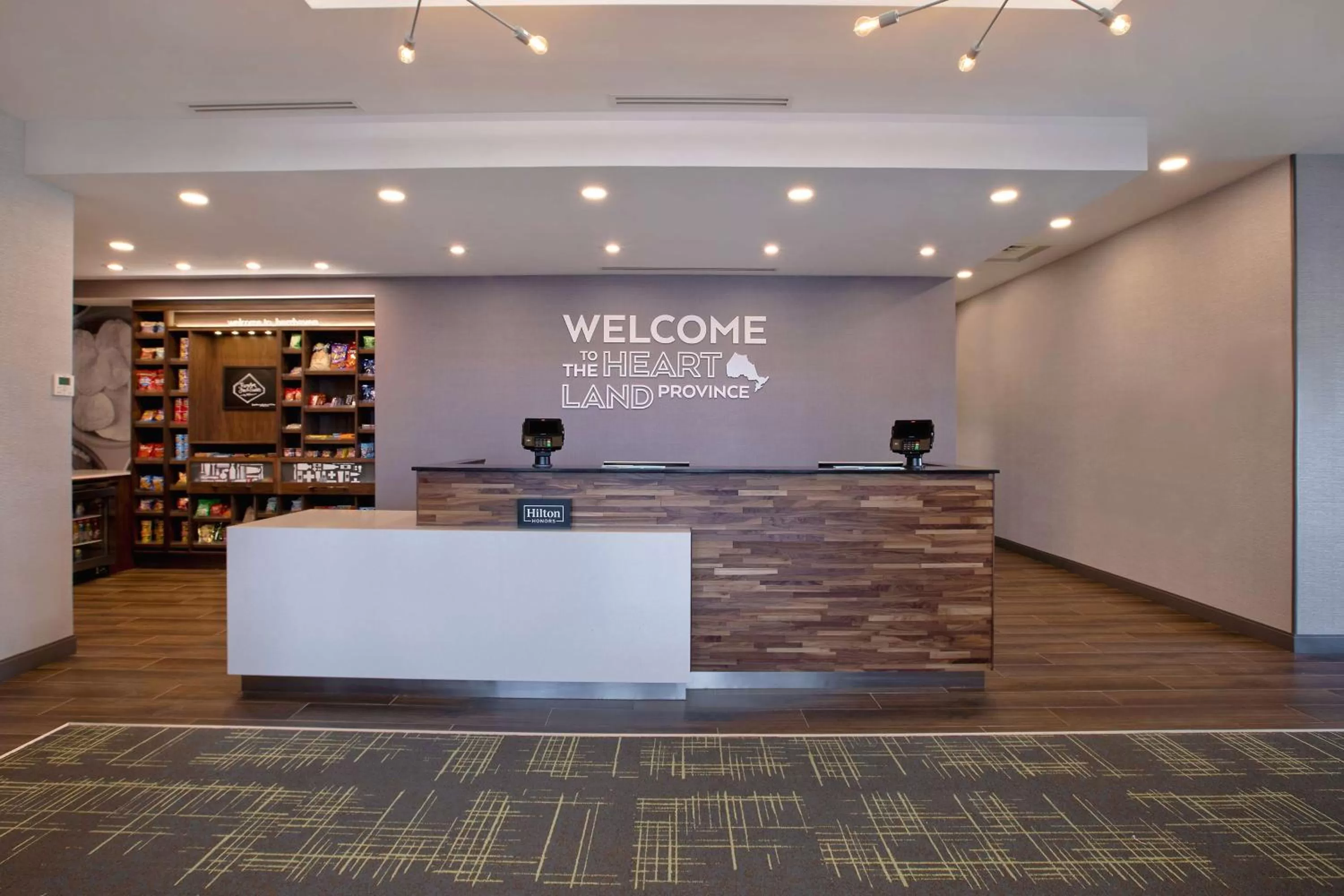 Lobby or reception in Hampton Inn & Suites Ottawa West, Ontario, Canada