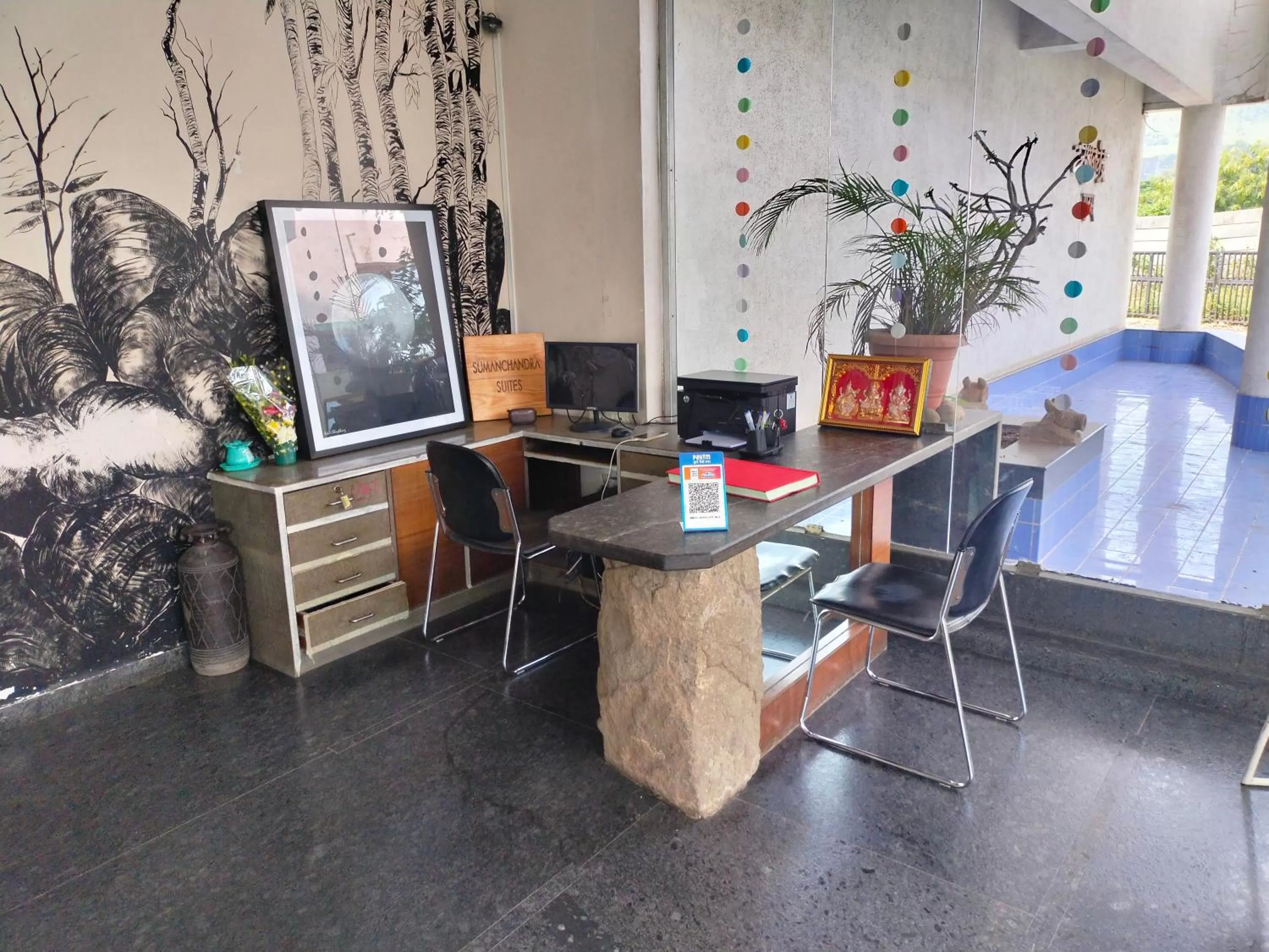 Lobby or reception in Hotel Sumanchandra Suites