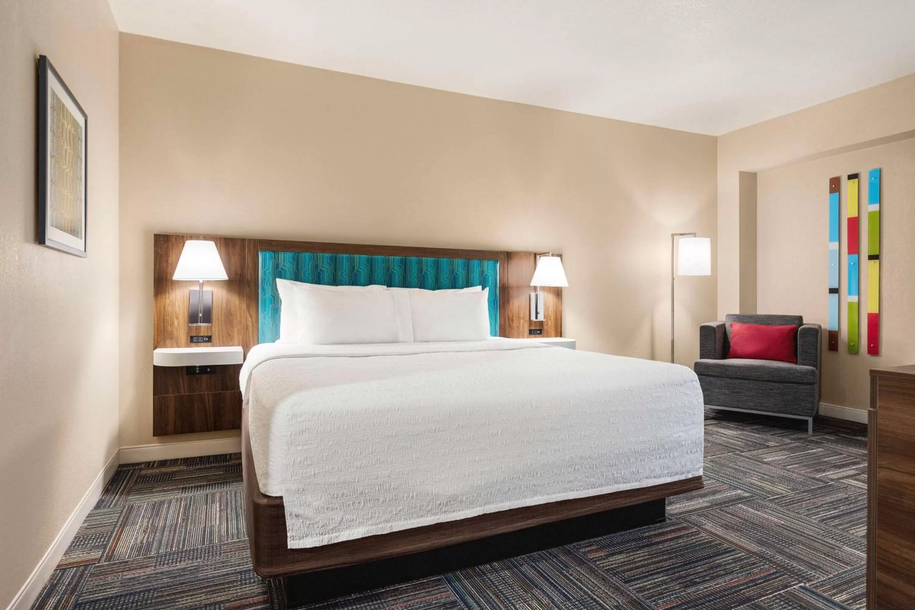 Bed in Hampton Inn Atlanta-Stone Mountain