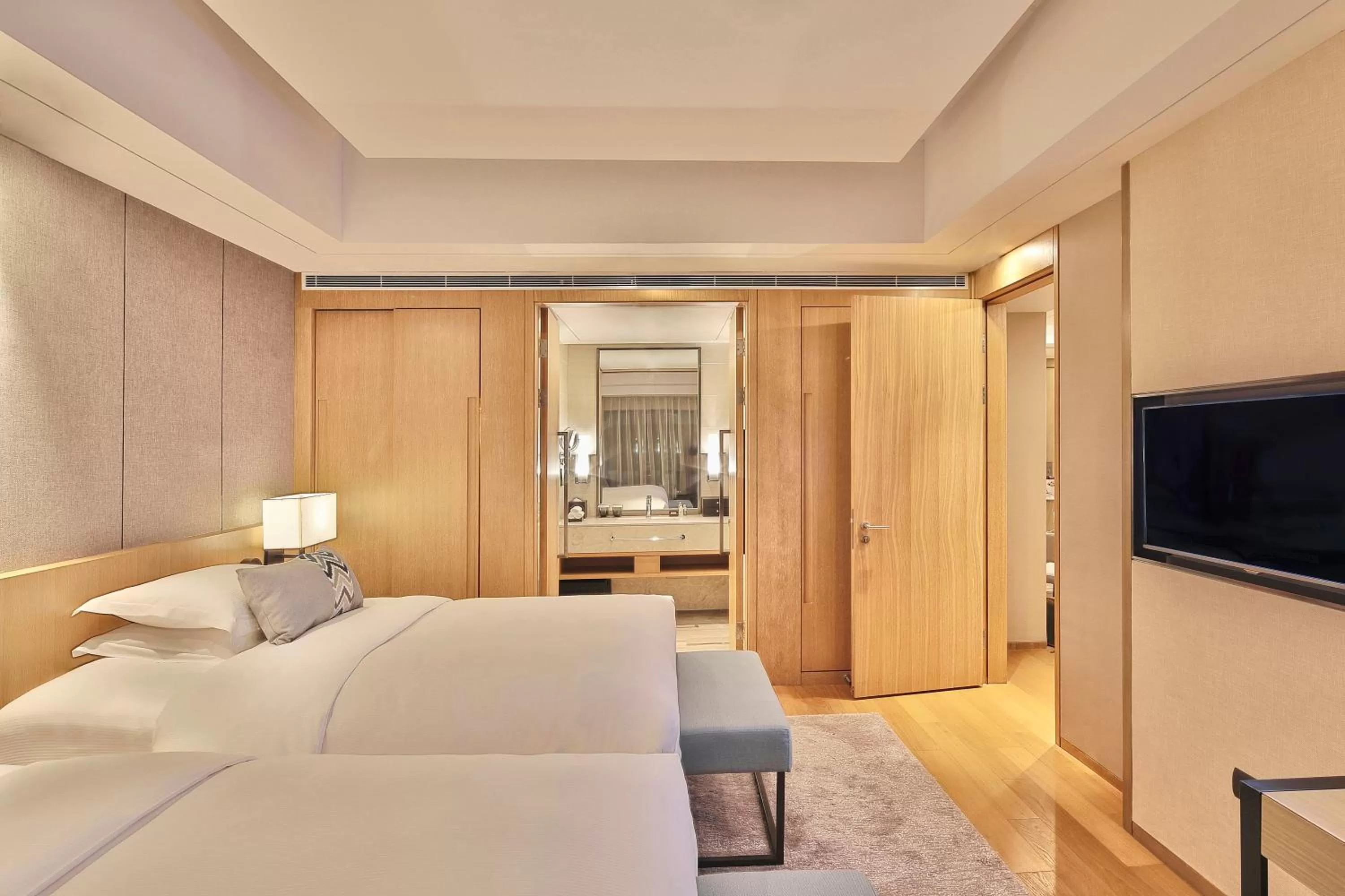 Bedroom, Bed in Hilton Suzhou