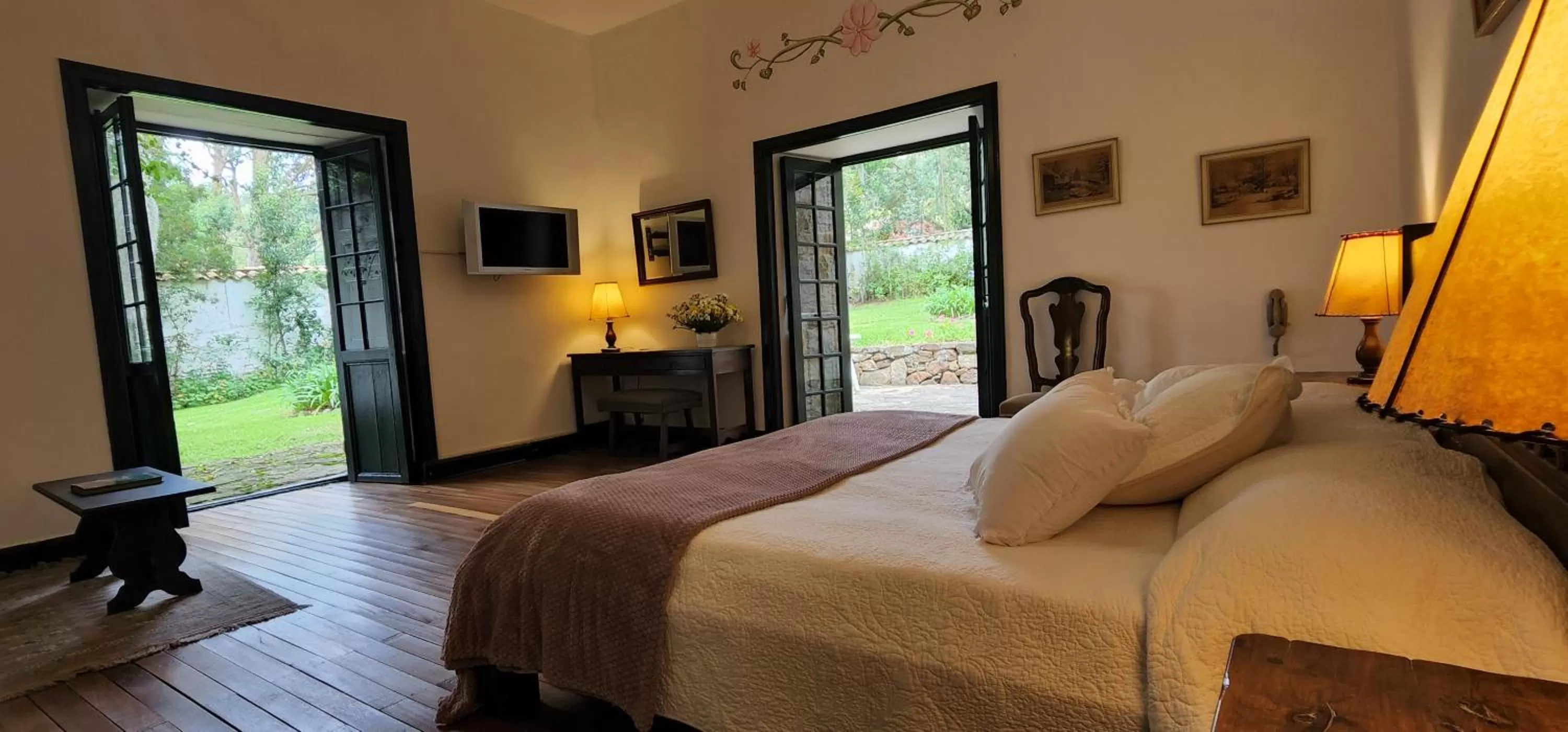 Bed in Hotel Hacienda Suescún