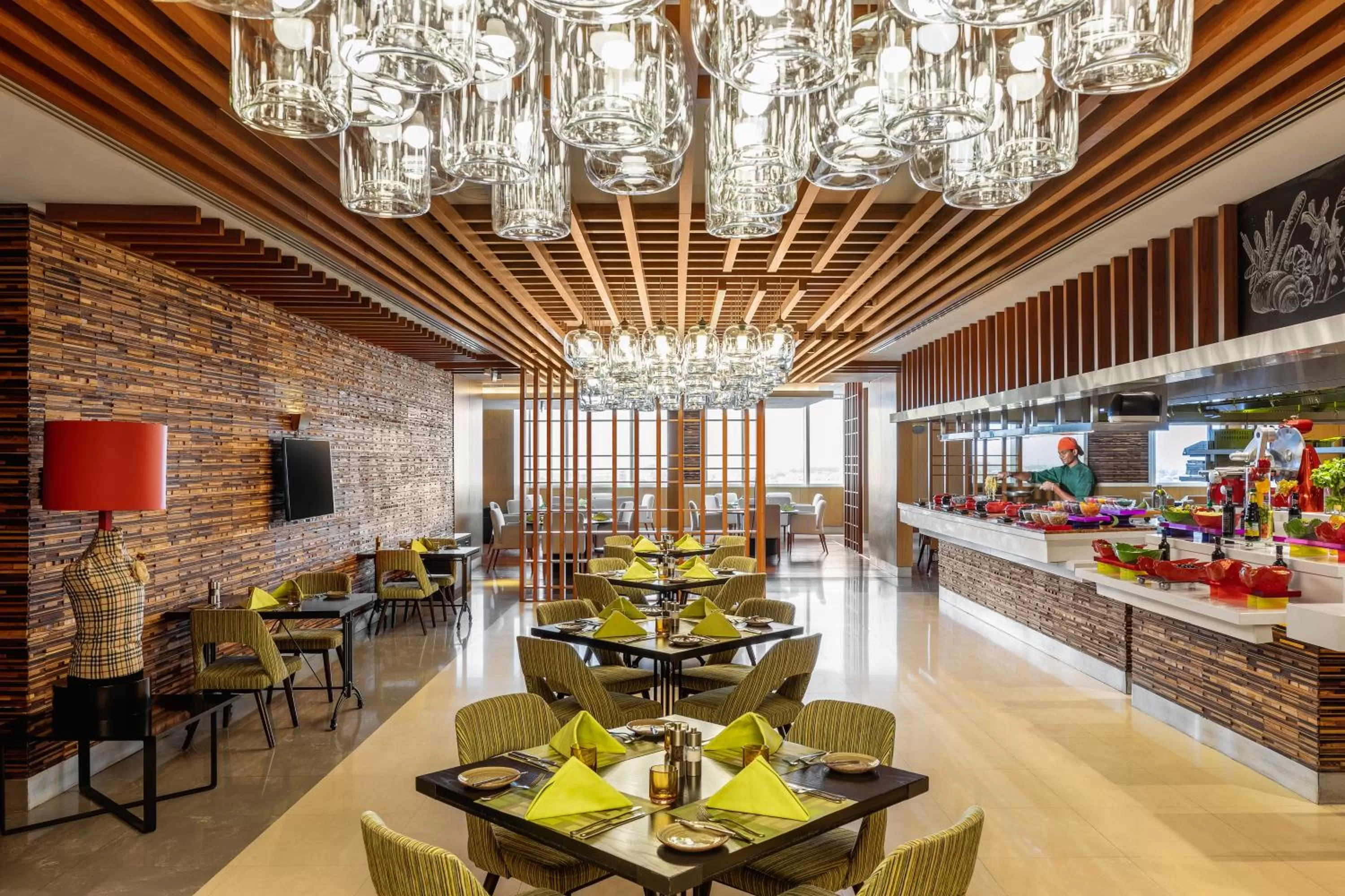Restaurant/places to eat in V Hotel Dubai, Curio Collection by Hilton
