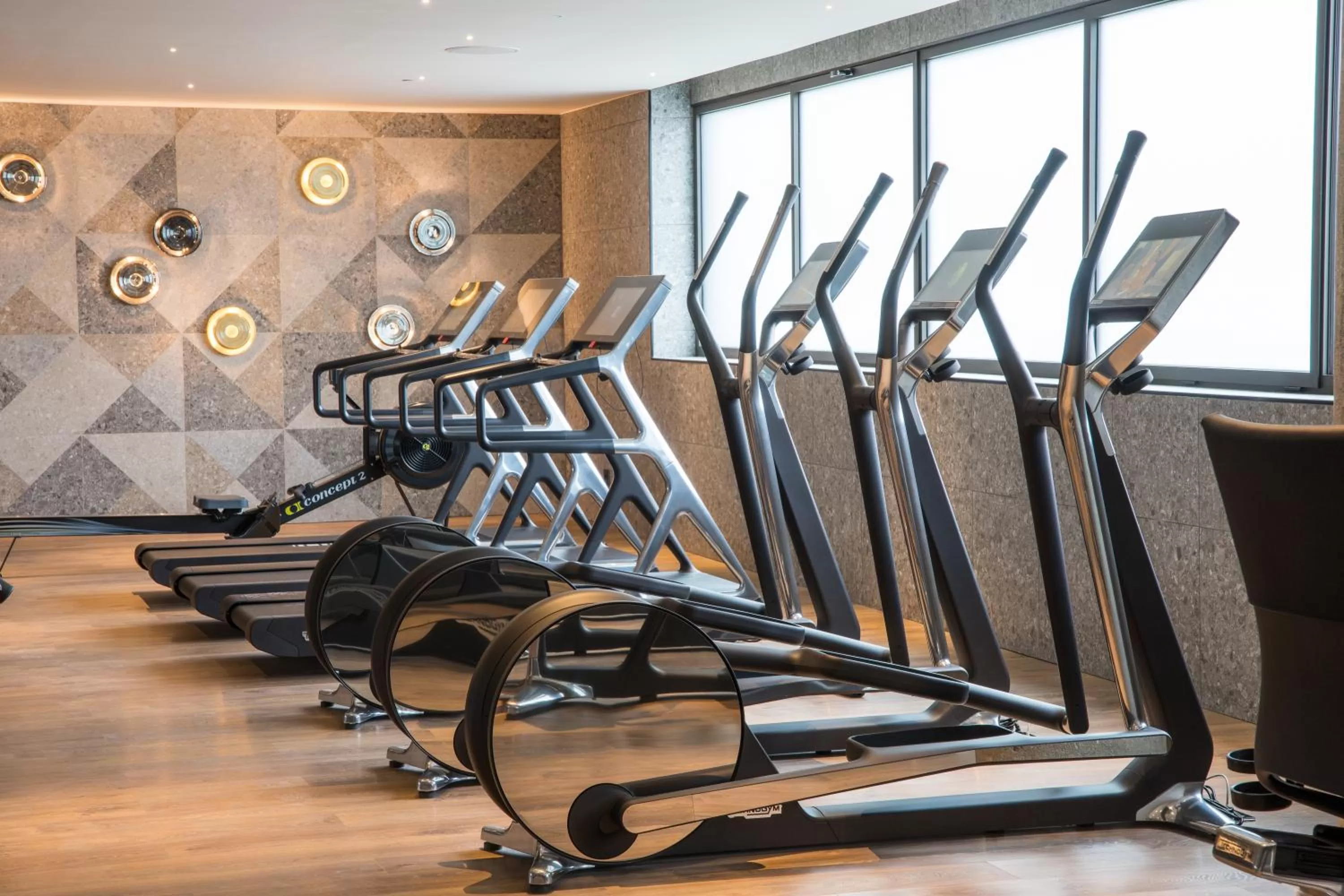 Fitness centre/facilities in Grand Hyatt Barcelona