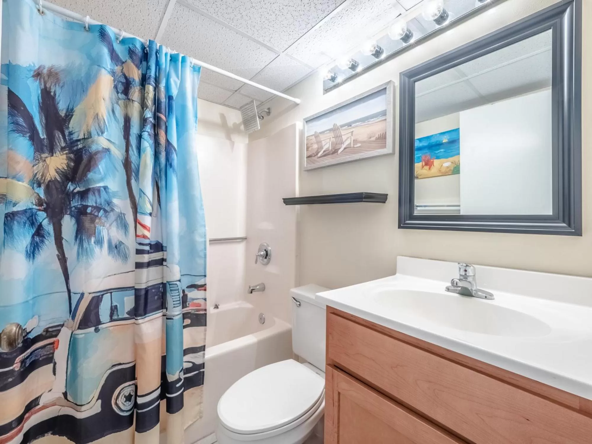 Property building, Bathroom in The Waterway Pet Friendly by Carolina Retreats