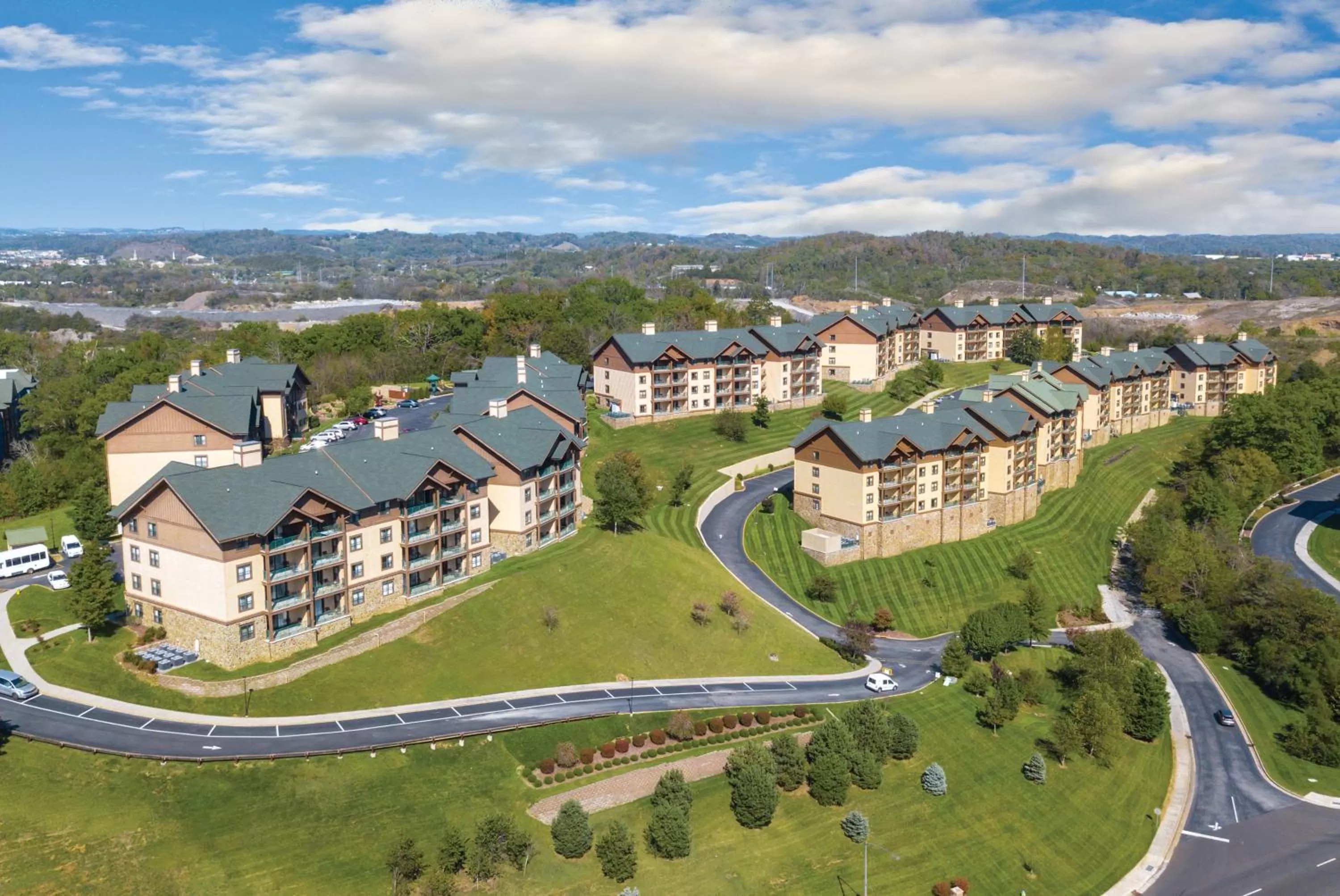 Property building in Club Wyndham Smoky Mountains