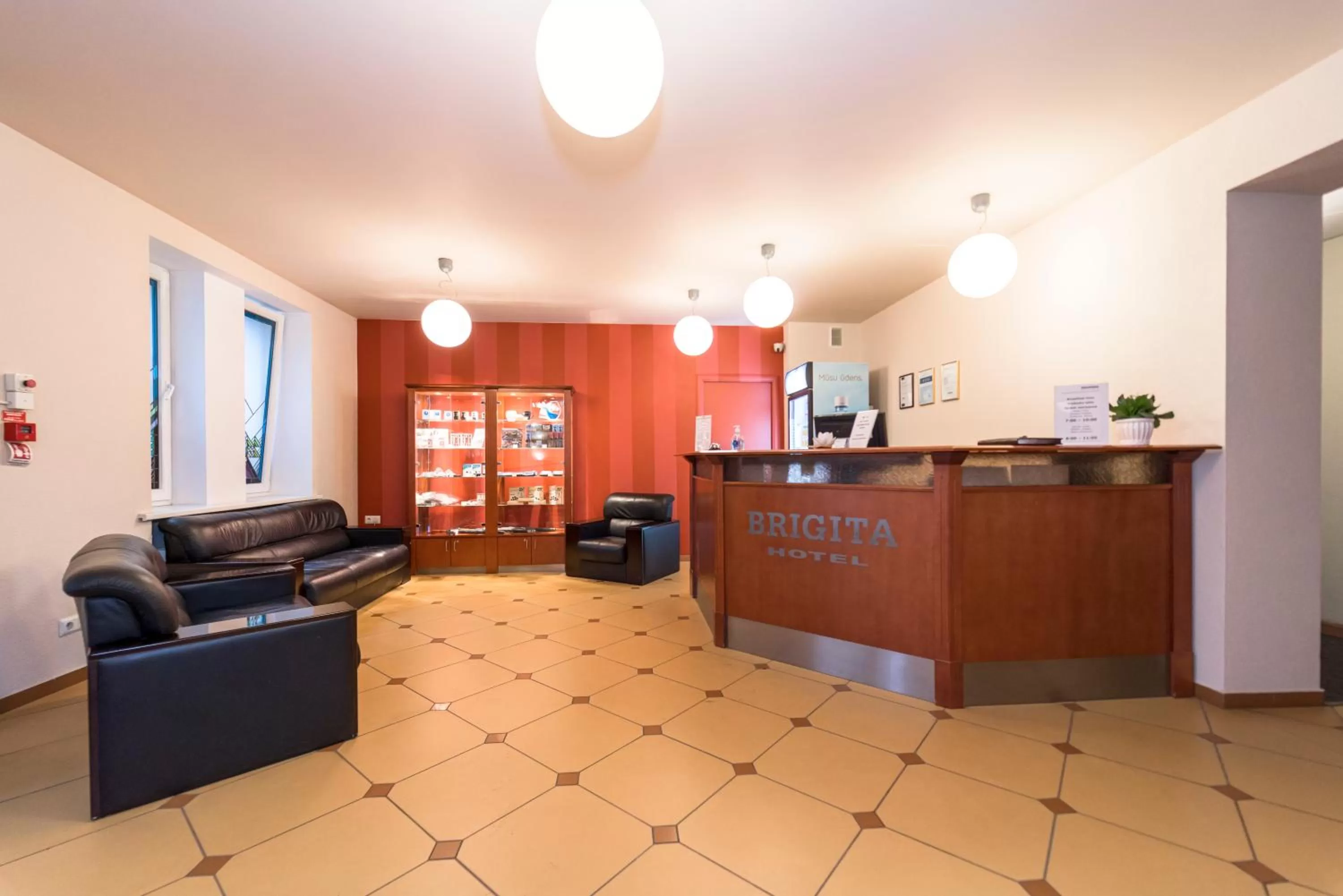 Lobby or reception in Kolonna Hotel Brigita