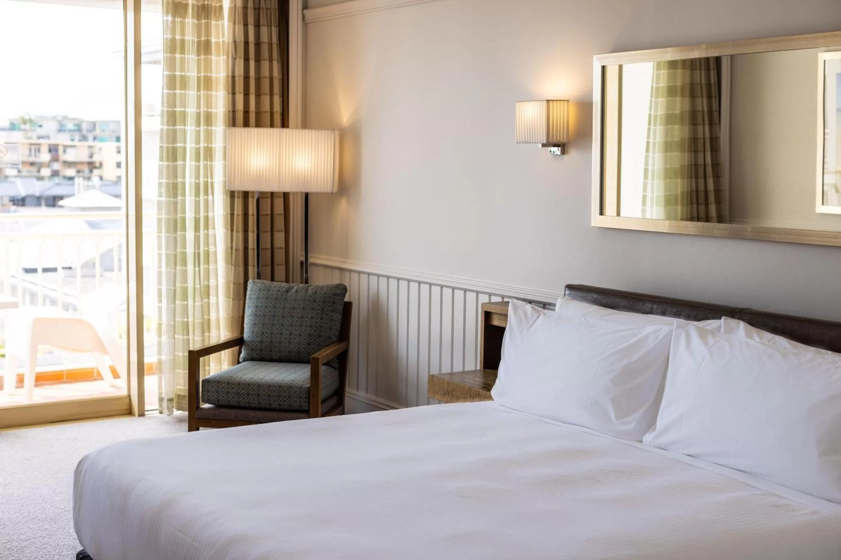 Photo of the whole room, Bed in Crowne Plaza Terrigal Pacific by IHG