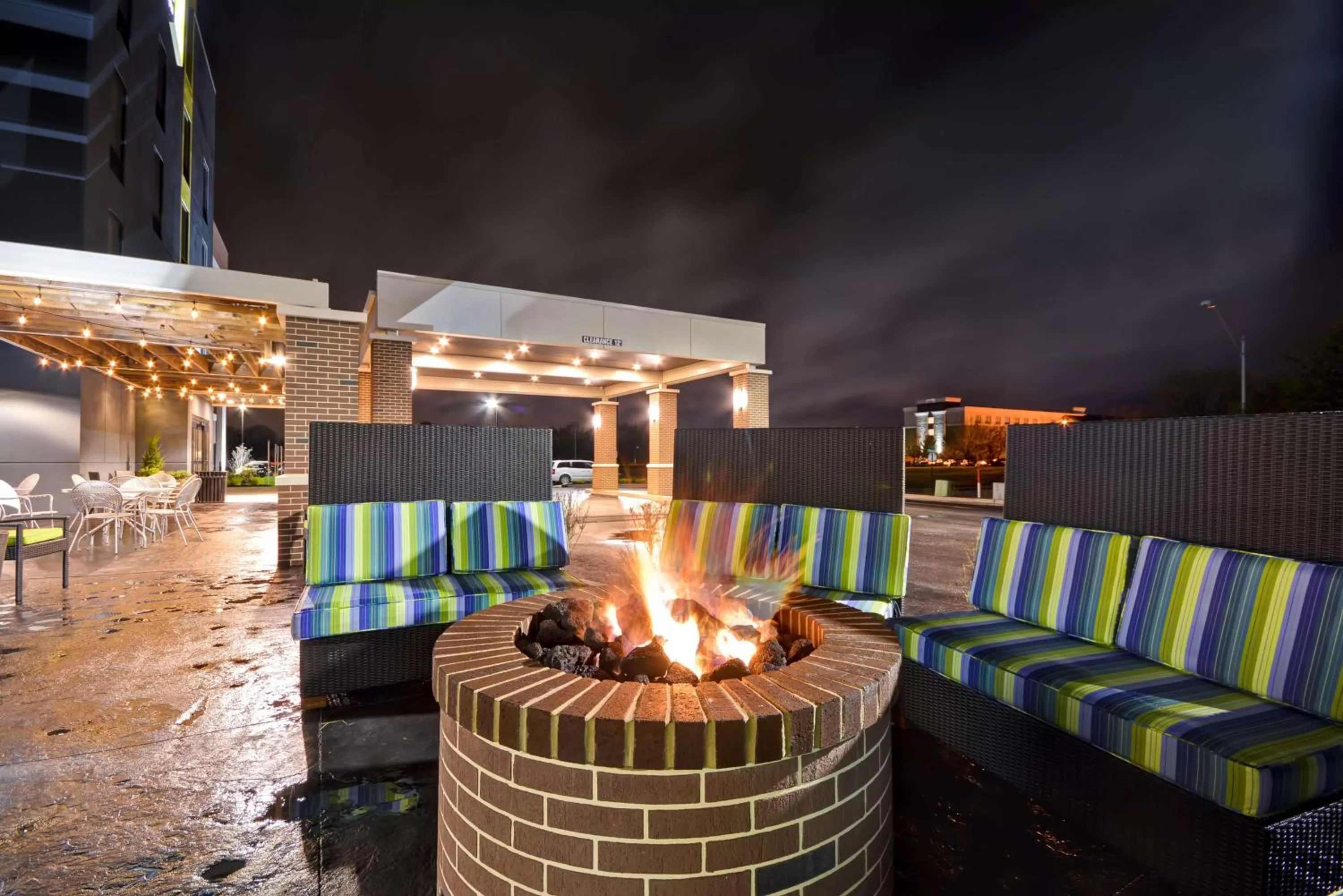 Patio in Home2 Suites By Hilton Evansville