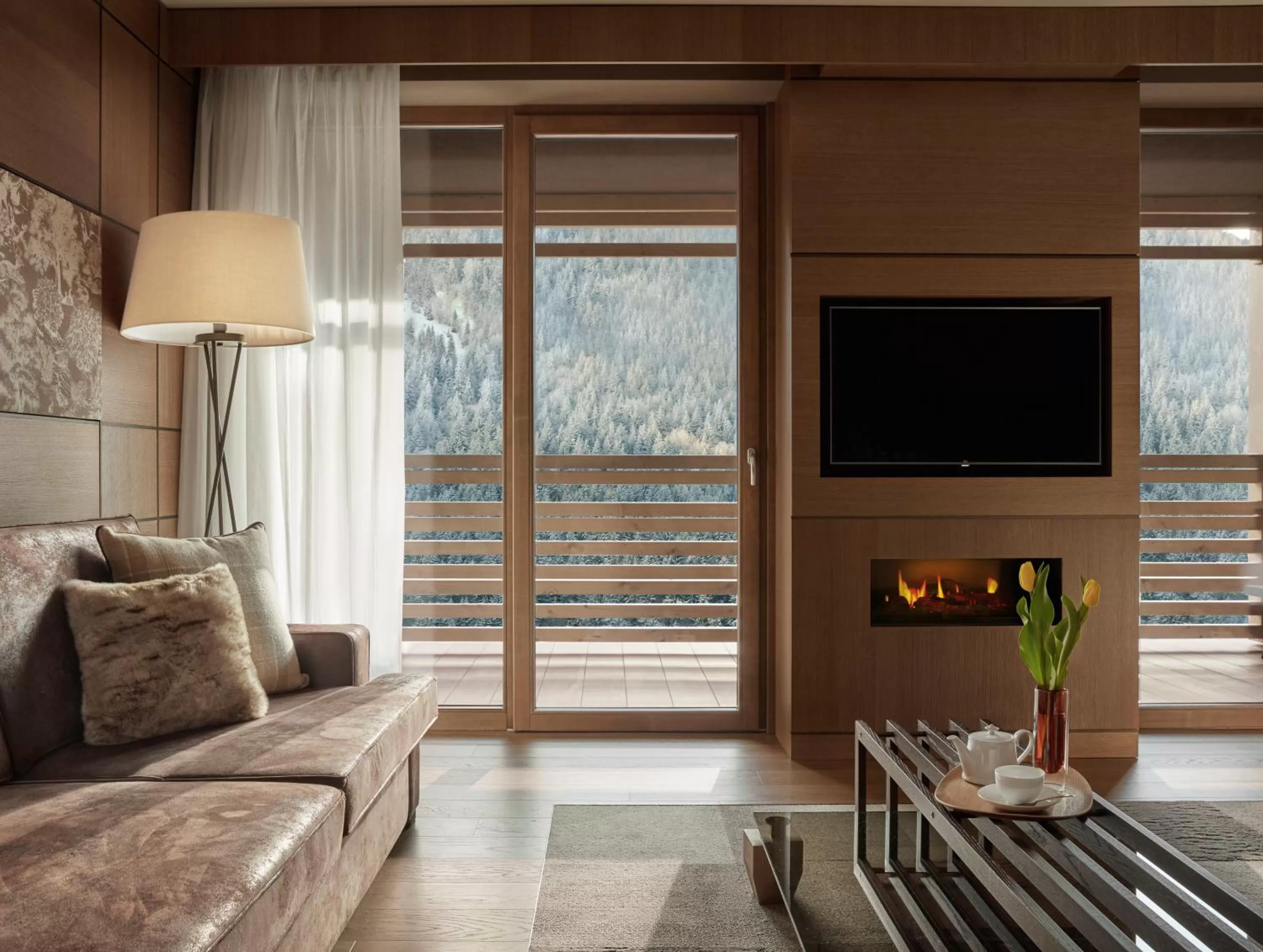 Bedroom in Lefay Resort & SPA Dolomiti