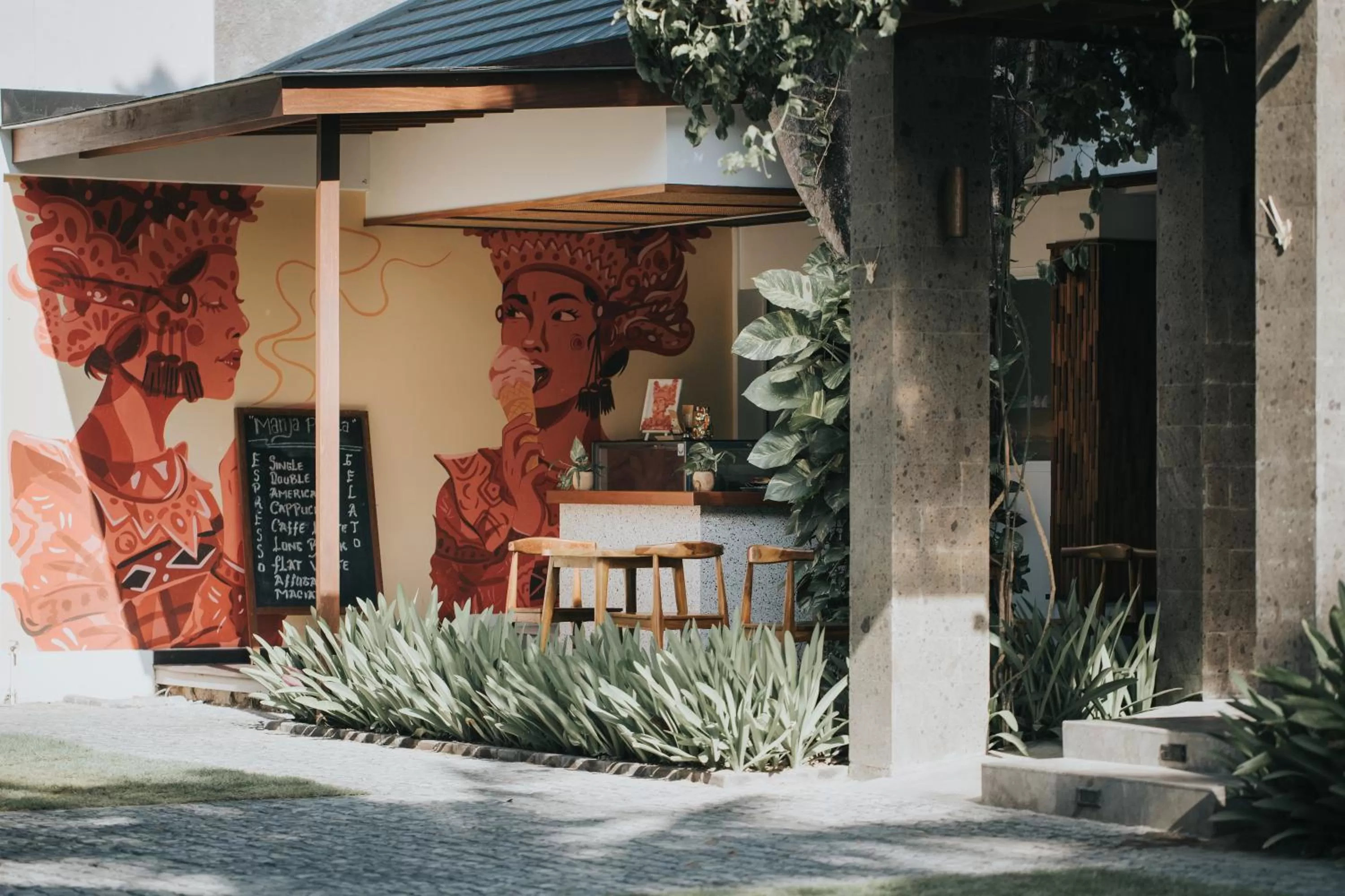 Facade/entrance in Anja Jimbaran