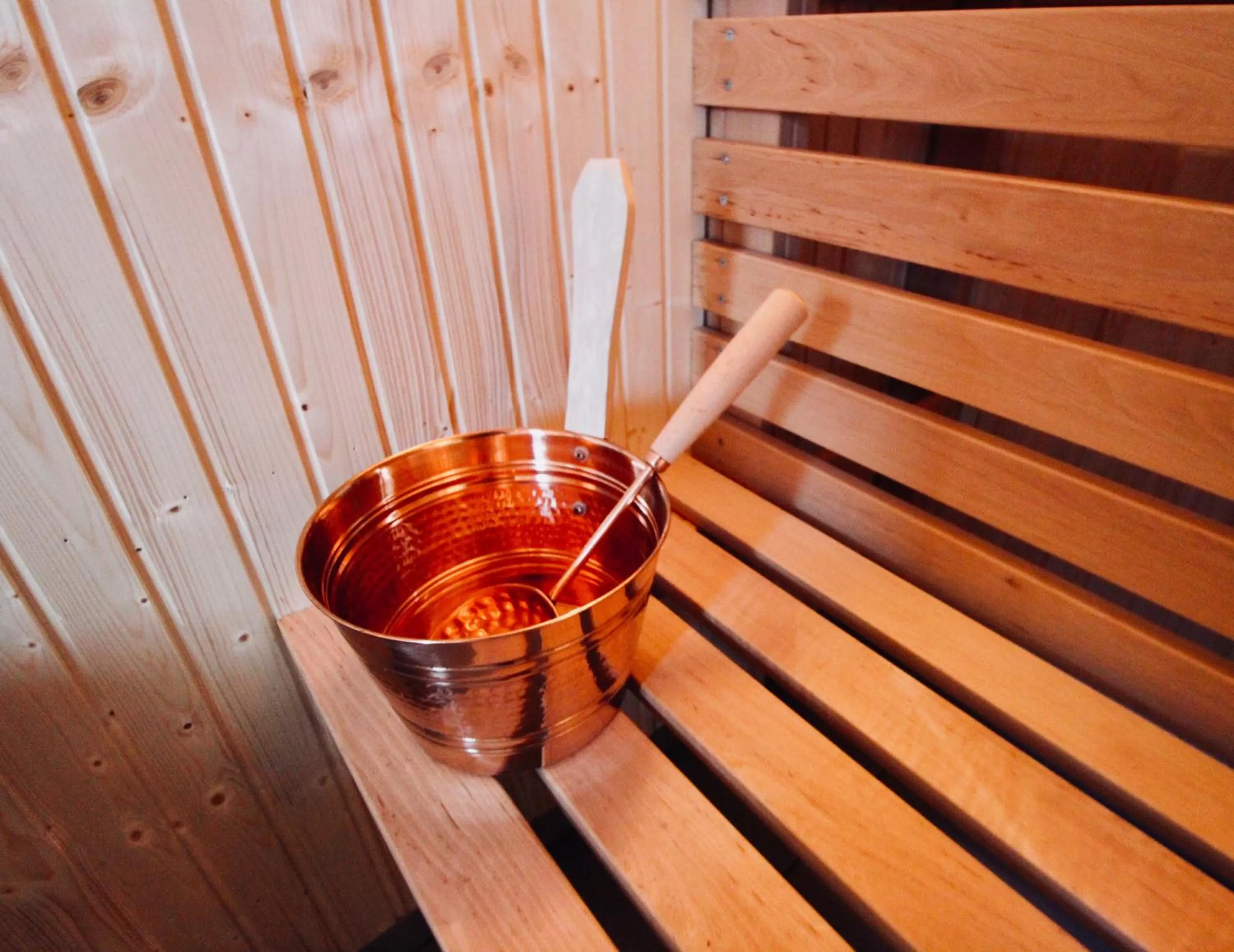 Sauna in Easy Livin' Apartment Hotel