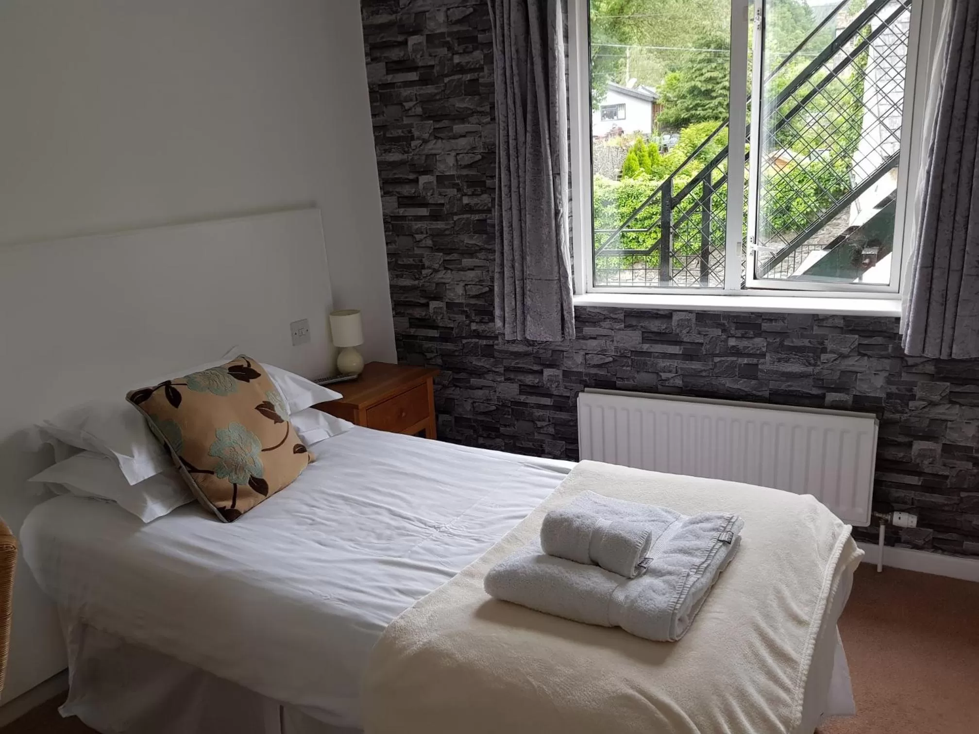 Bed in Glan Aber Hotel