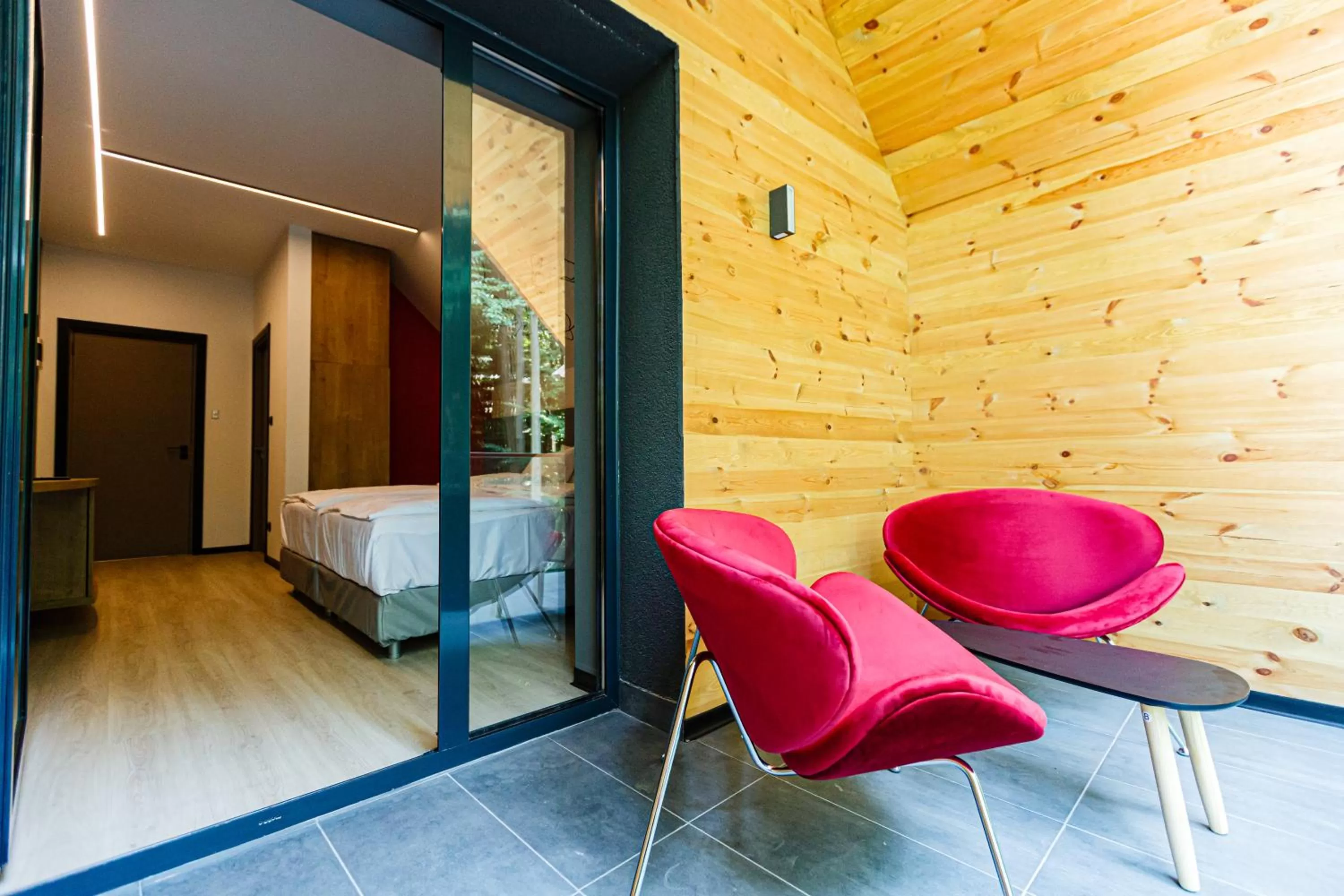 Balcony/Terrace, Seating Area in Adventure Lake Resort - Simared