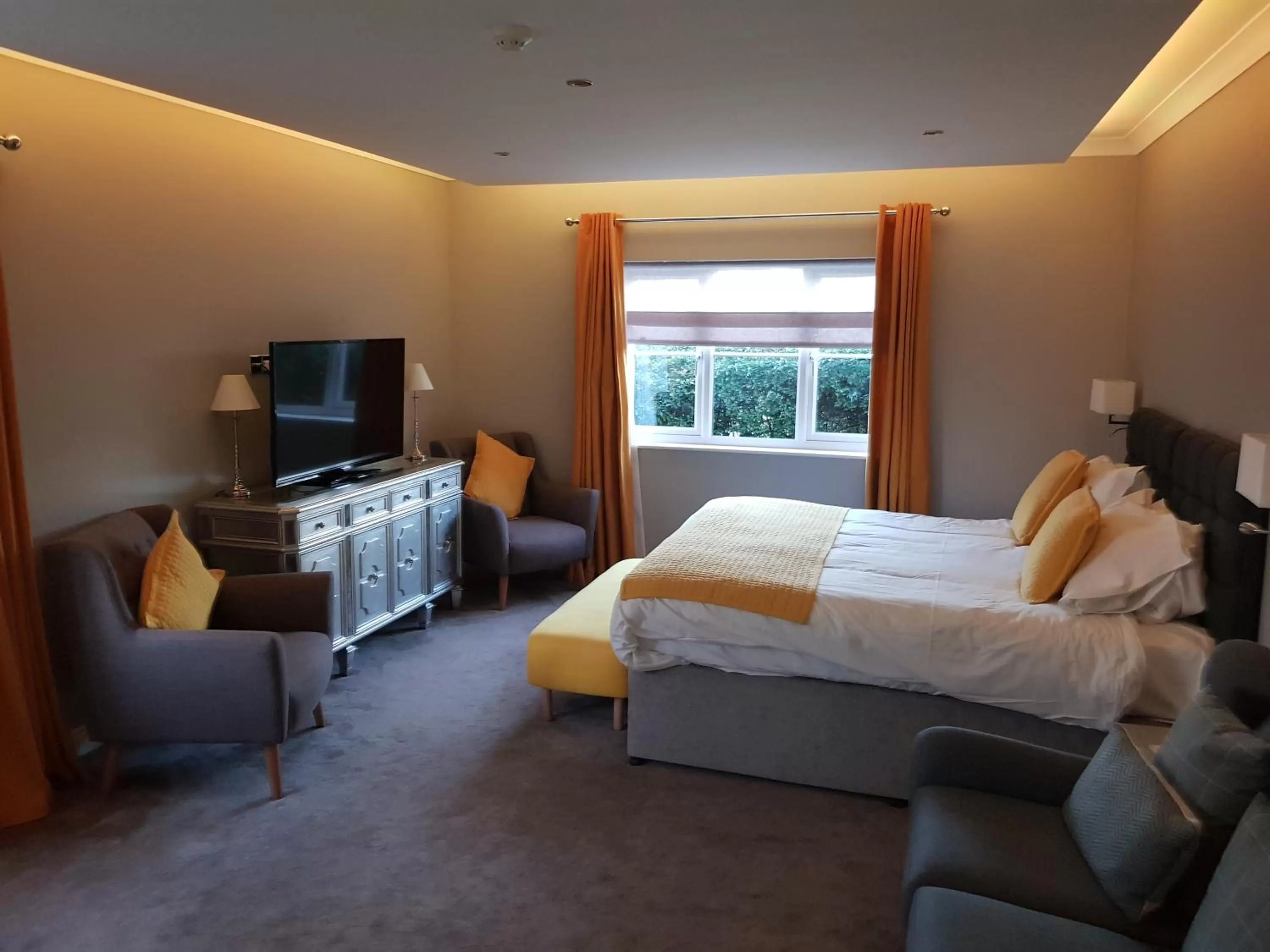 TV and multimedia, Bed in Cricklade House Hotel, Sure Hotel Collection by Best Western