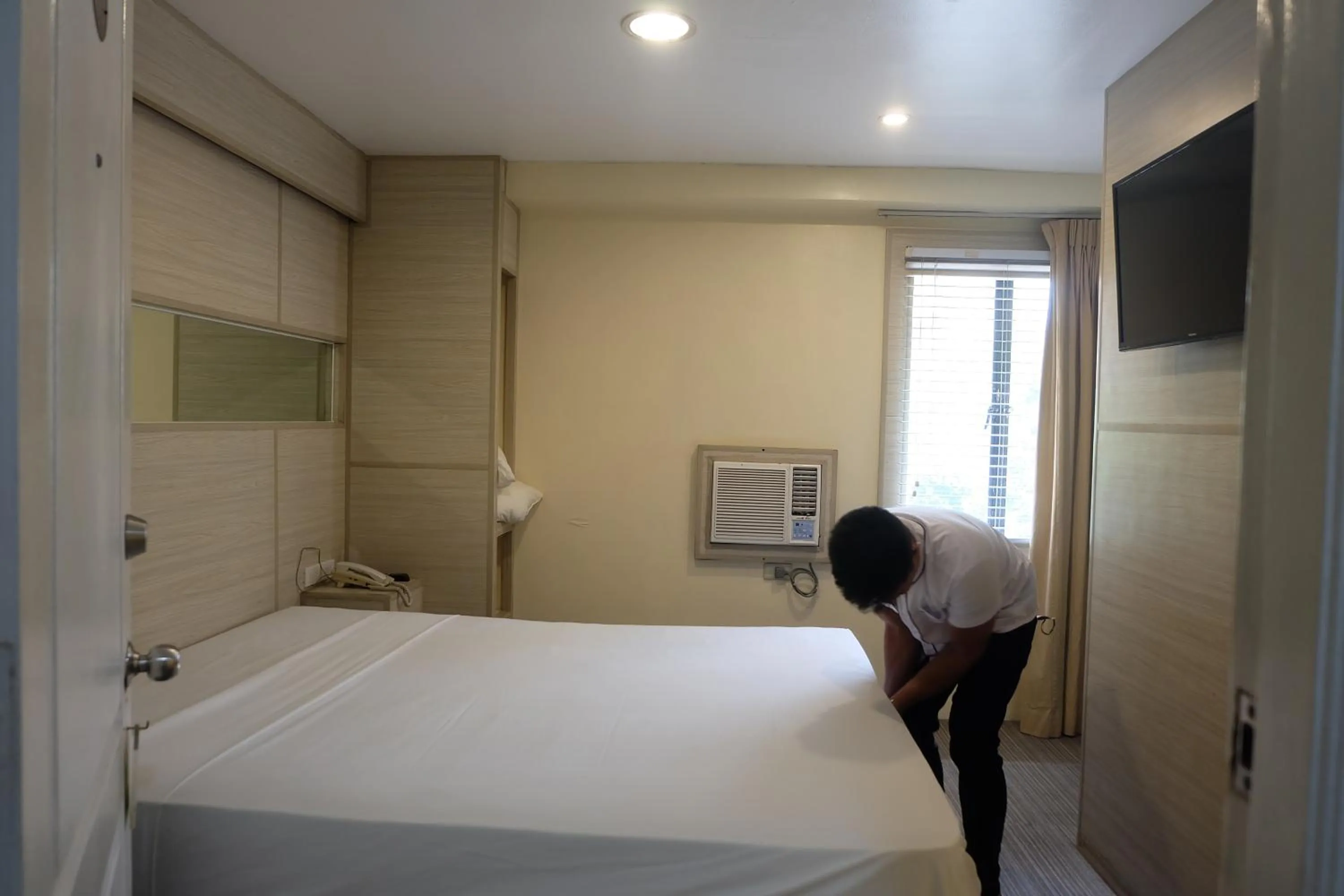Bedroom, Bed in Spaces Hotel Makati