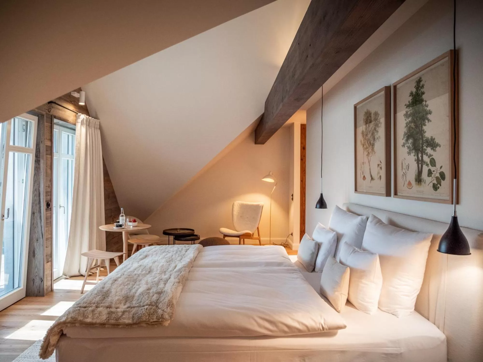 Bed in Alpenloge Hotel