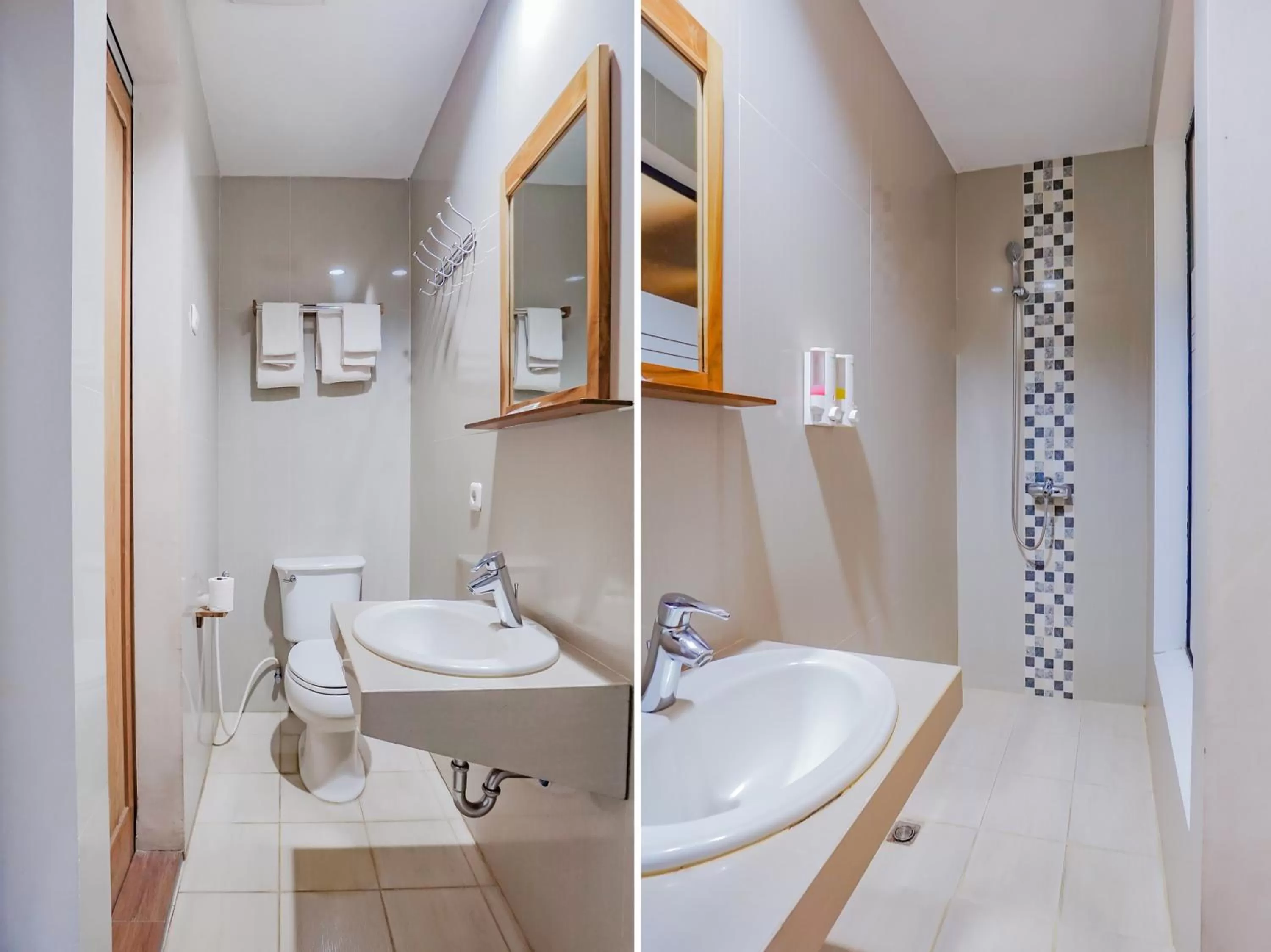 Bathroom in SUPER OYO 90319 Angler Guest House Malang