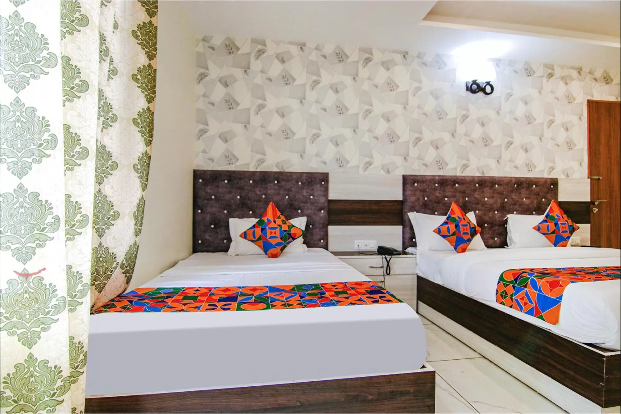 Bed in FabHotel Meridian Inn