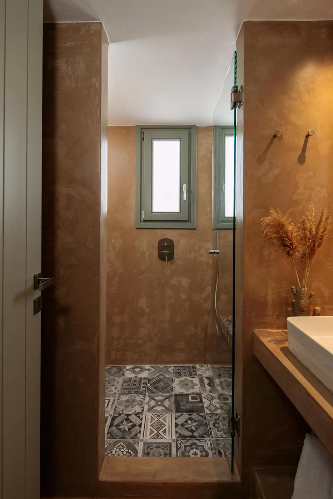 Shower in "Makava Suites" Your Luxe Urban Sanctuary