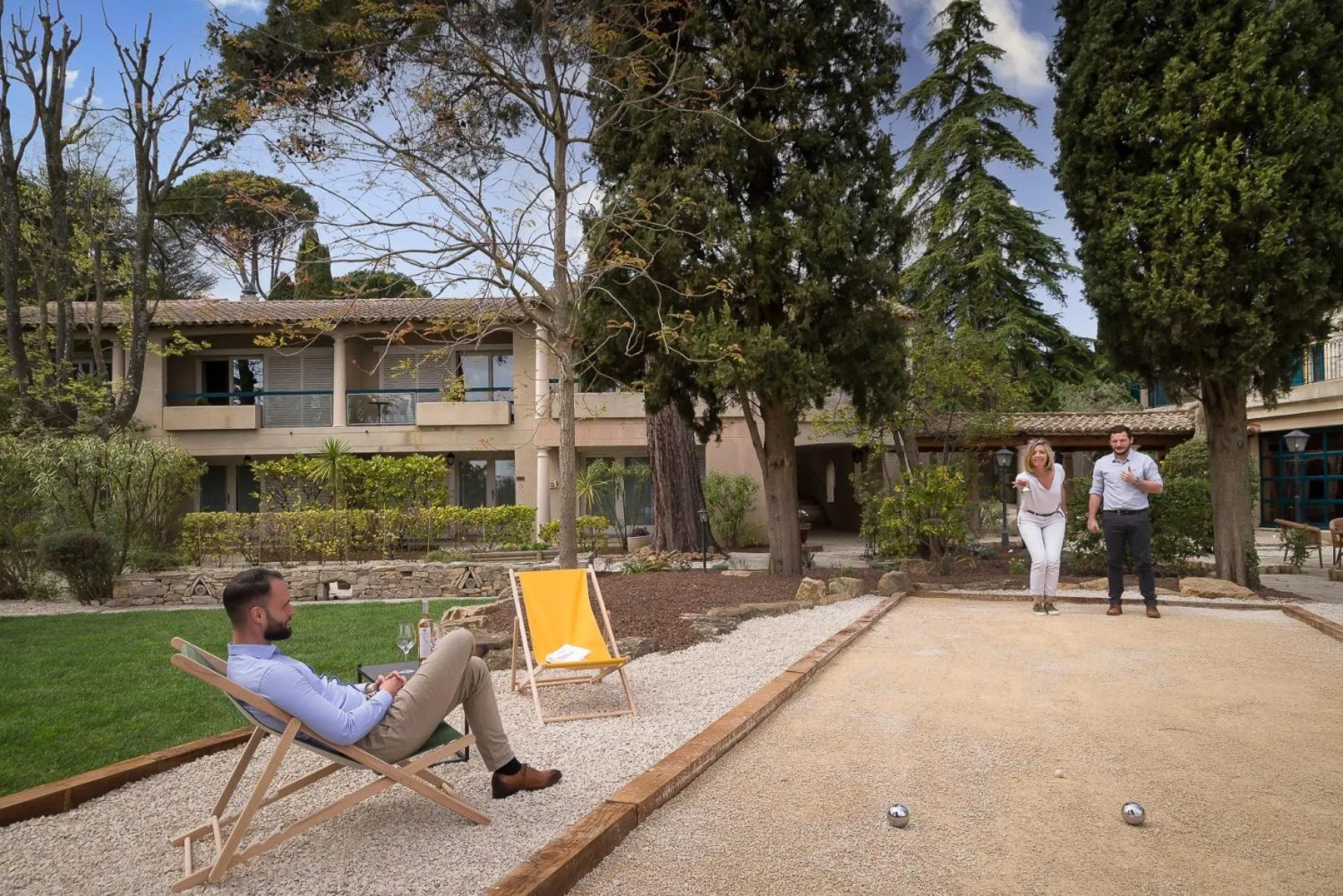 Day in Hôtel la Magnaneraie