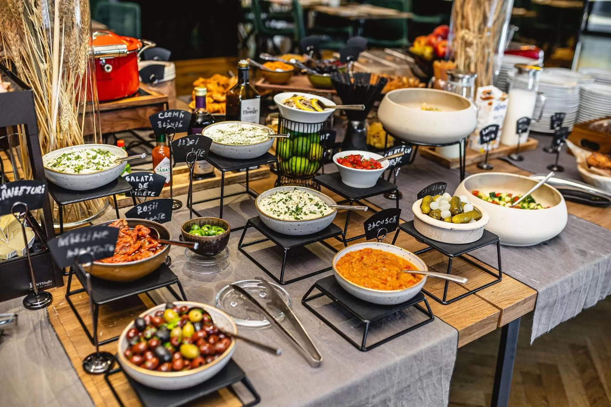 Buffet breakfast in Hermanns Hotel & Spa Sibiu