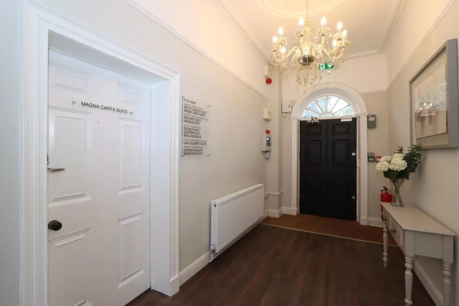 Lobby or reception in No.31 Castle Gate