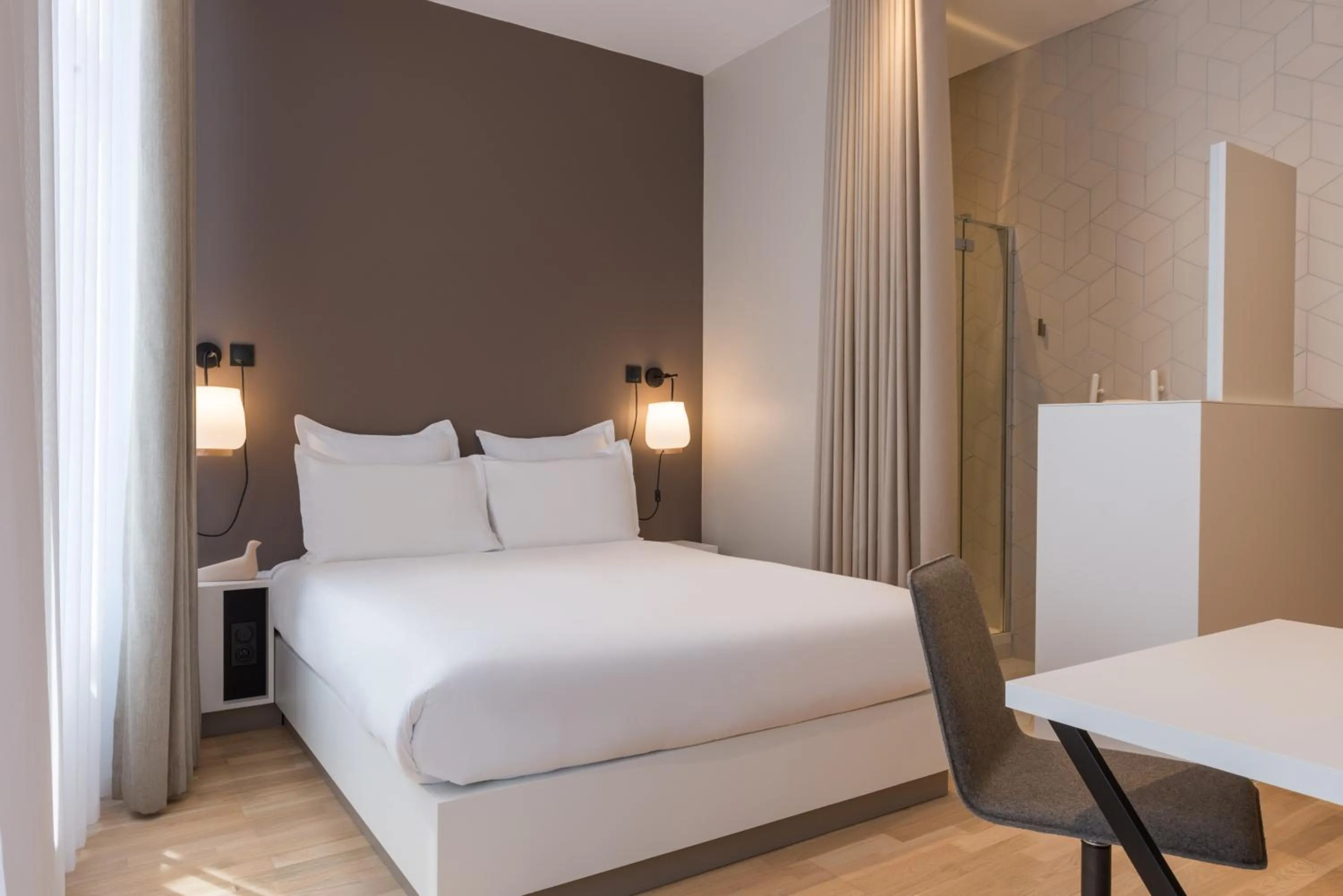 Bed in Maison Nô - Hôtel et Rooftop