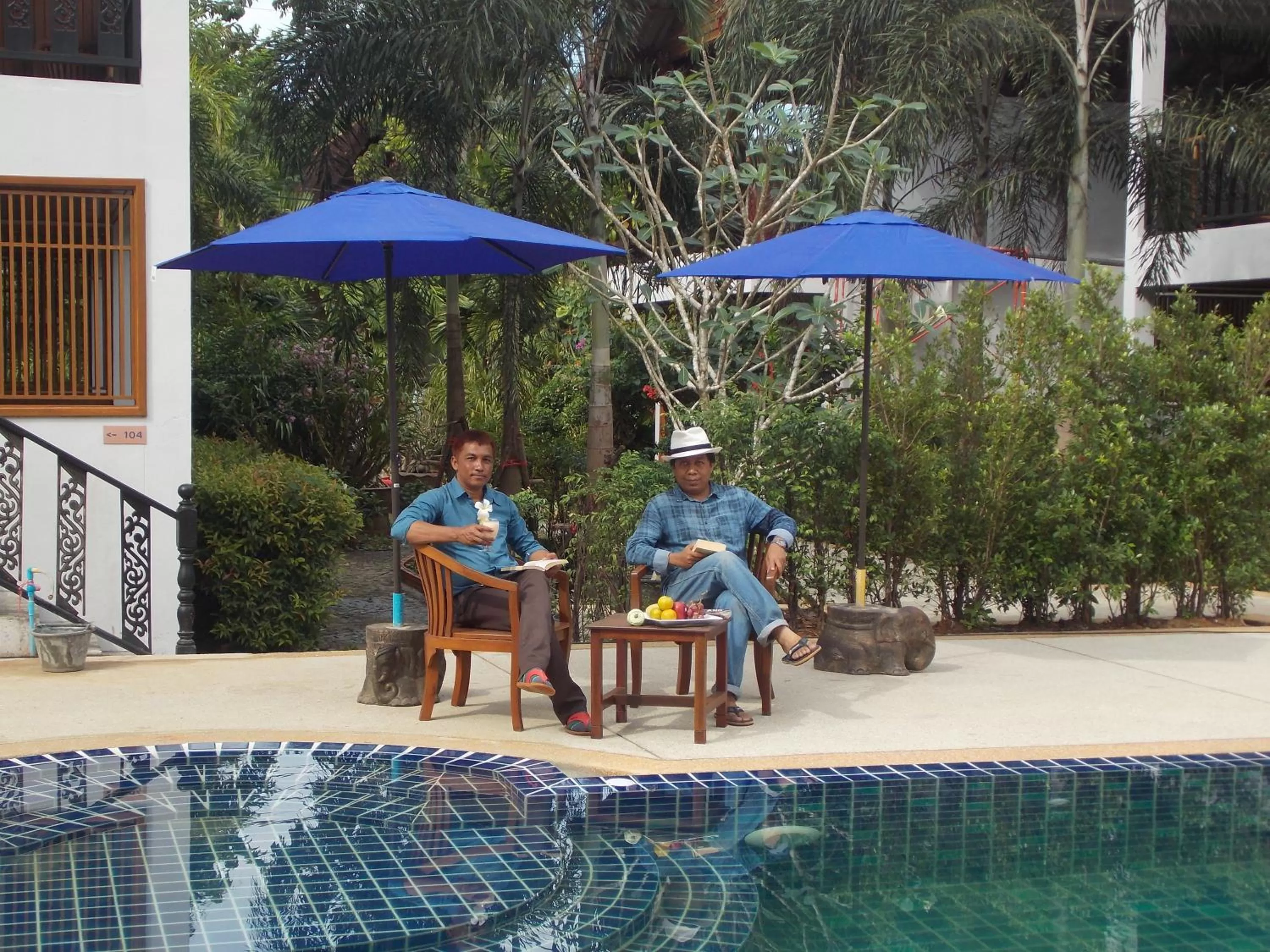 Swimming pool in Pratum Resort