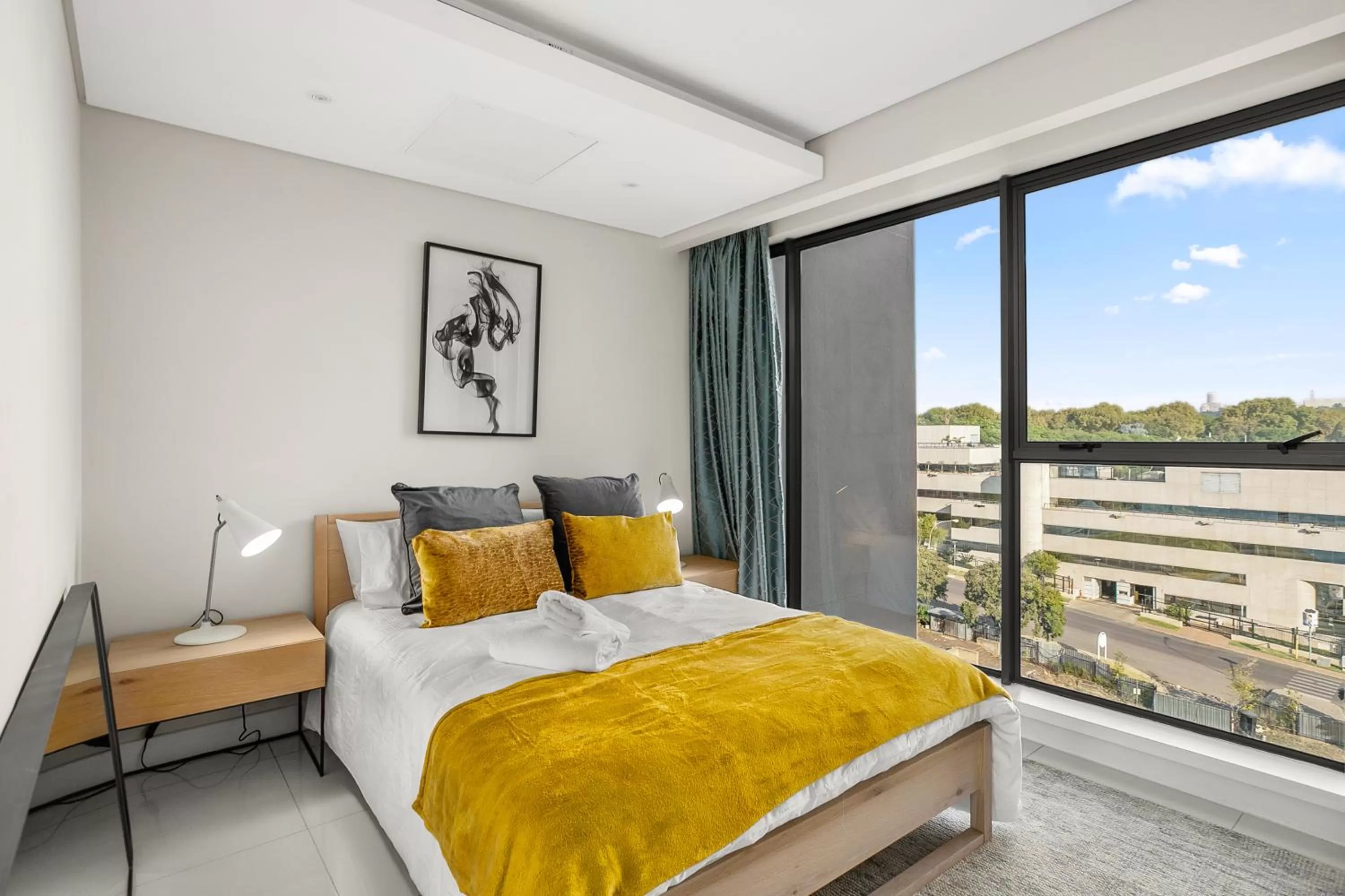 Bedroom, Bed in The Park Central Residence - WITH GENERATOR