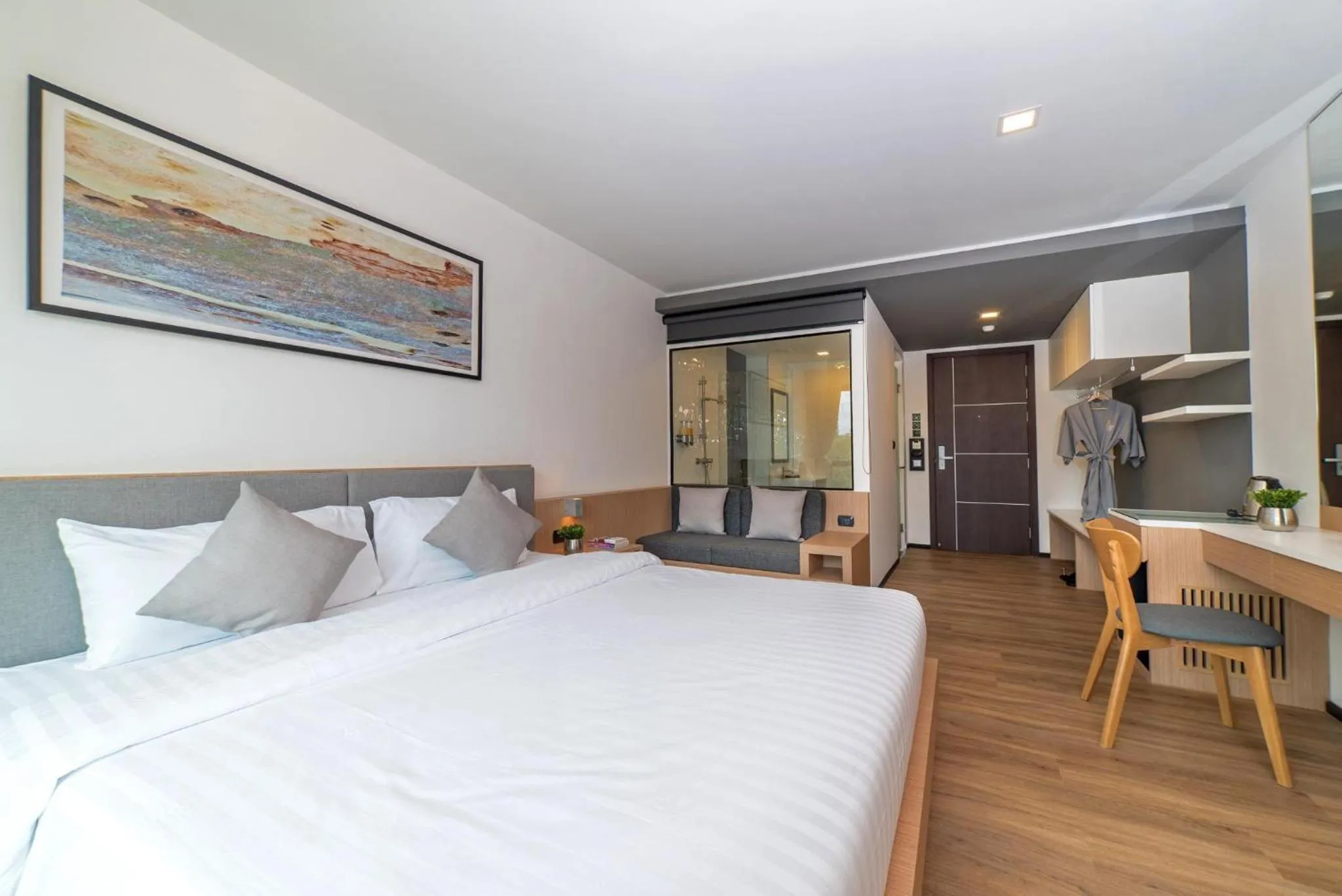 Bedroom in Pause and Play Hotel