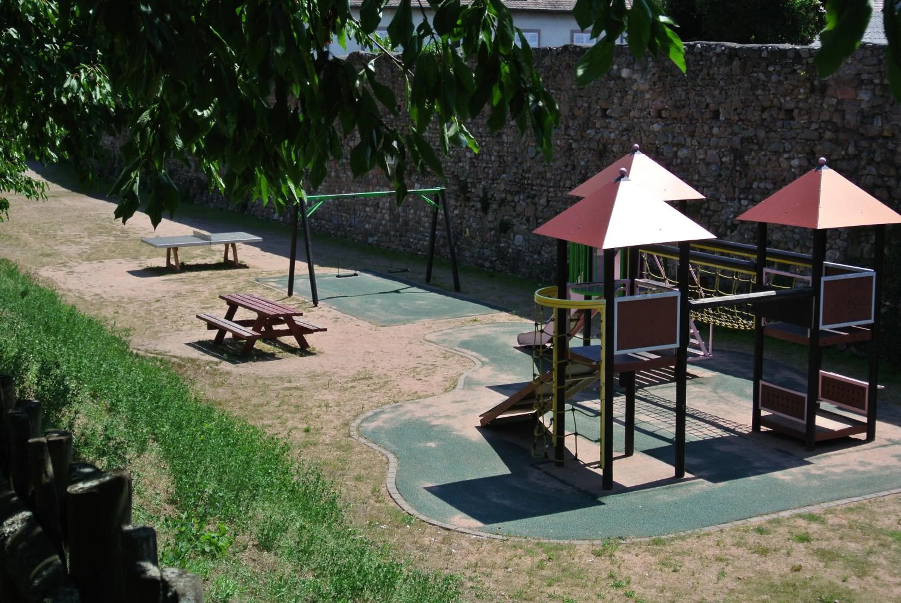 Children play ground in L'Abbaye d'Alspach