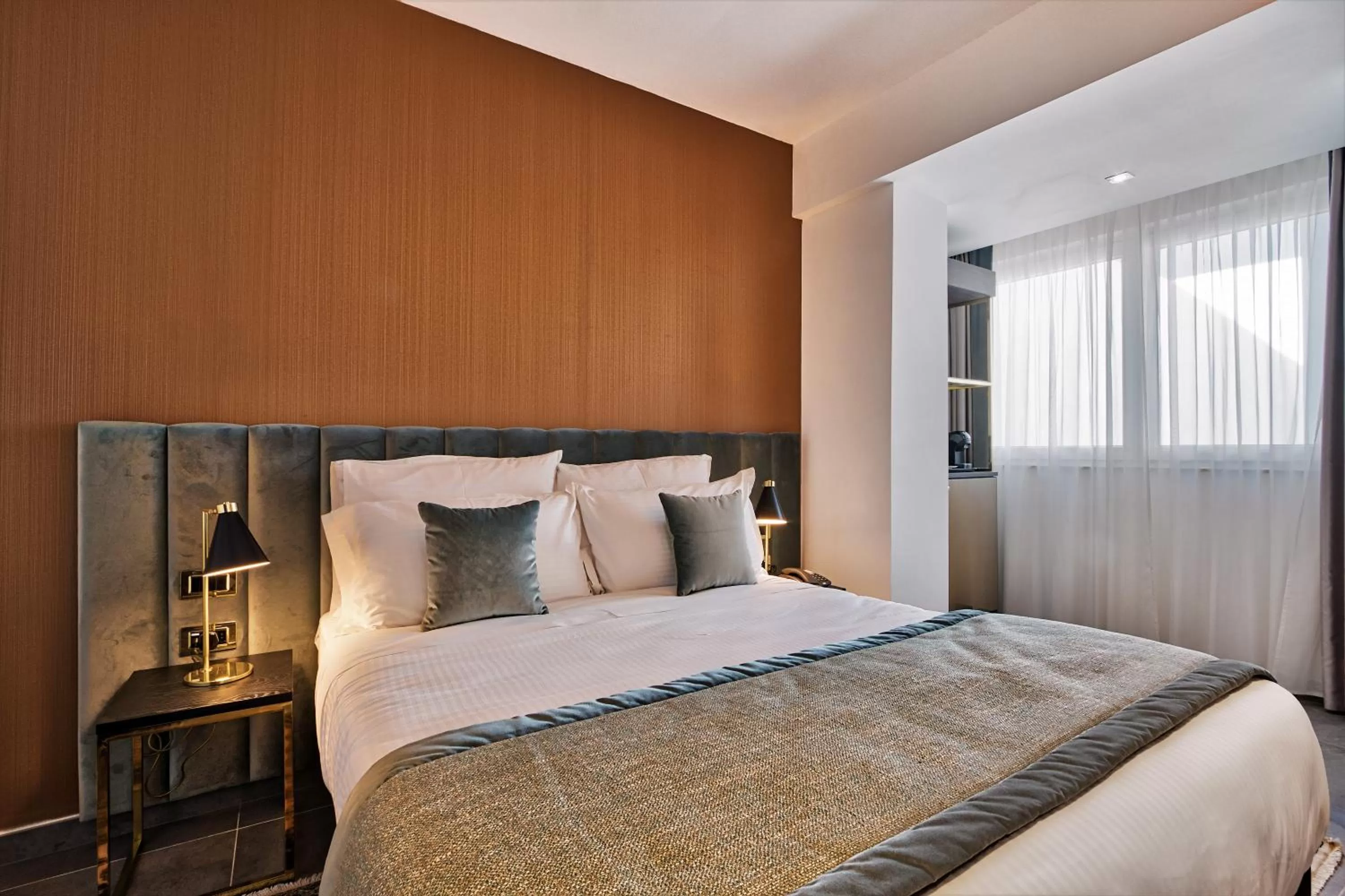 Bed in Palazzo Rosaria Boutique Hotel