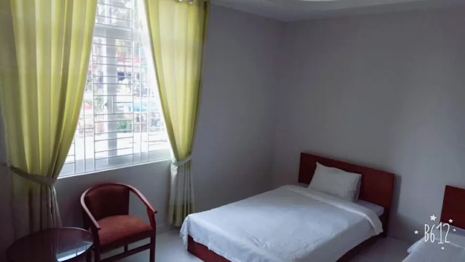 Bed in Cong Doan Gia Lai Hotel