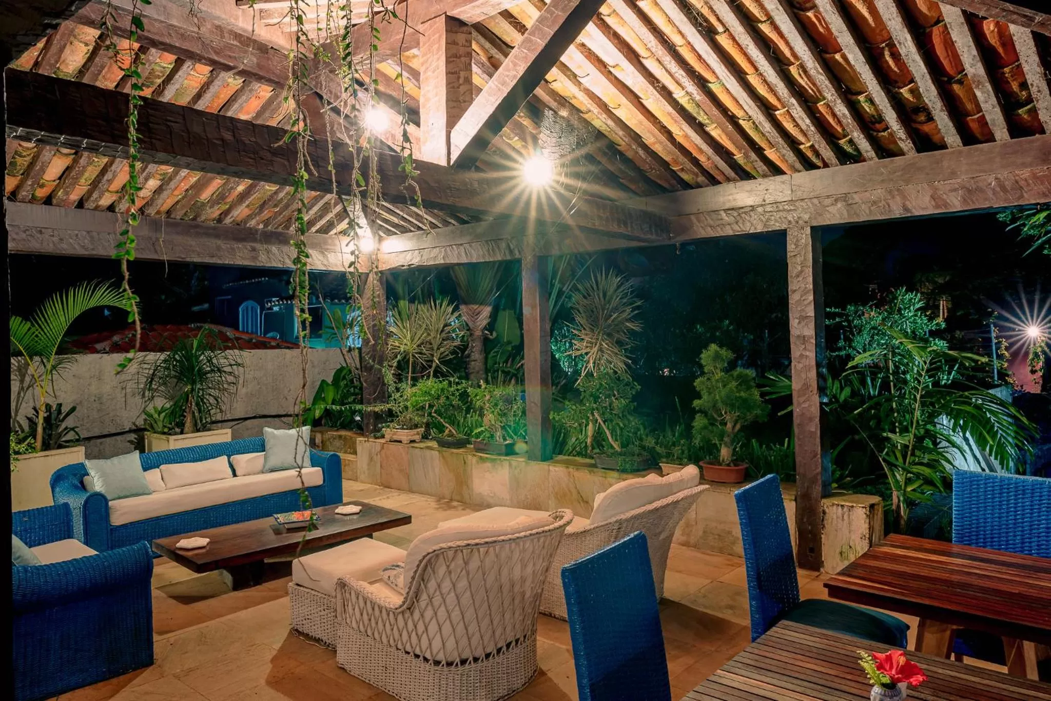 Patio in Pousada Blanca Mar