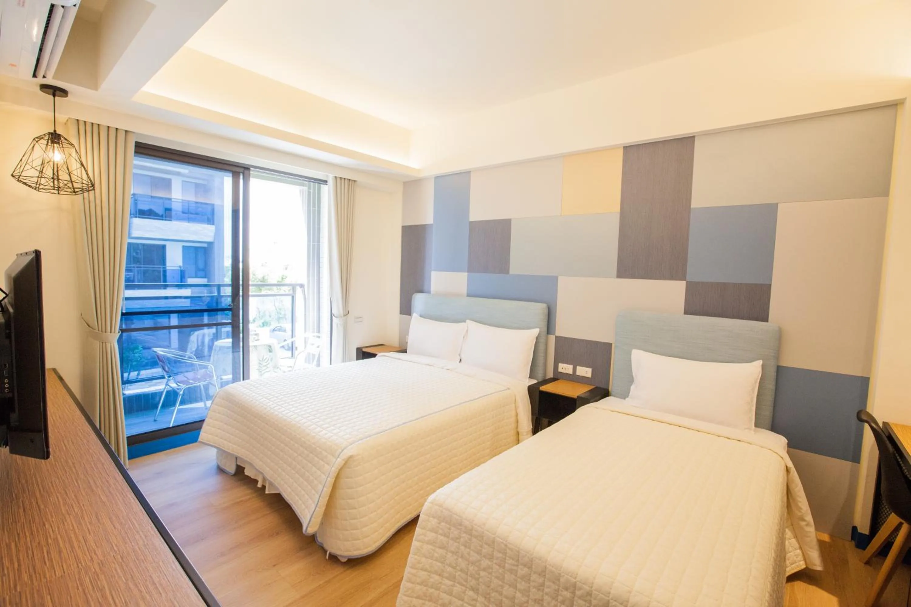 Photo of the whole room, Bed in Song Ping Resort松平渡假會館