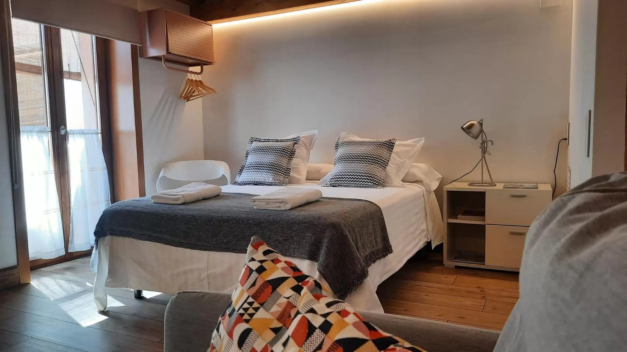 Bed in La Casa del Médico Hostería Rural