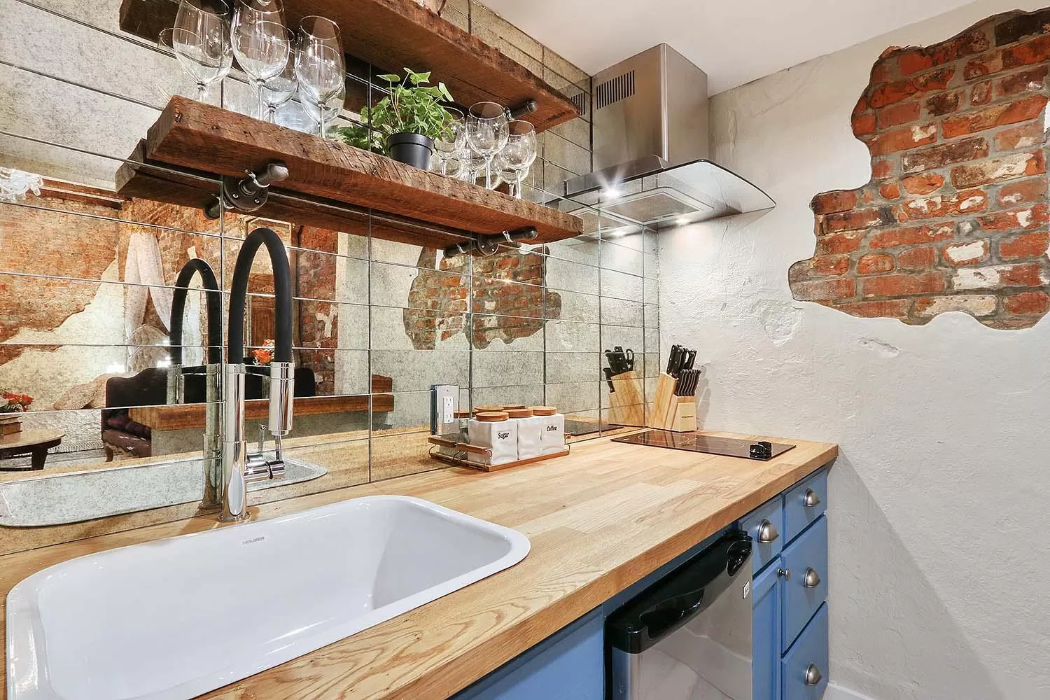 Kitchen or kitchenette in French Quarter Mansion