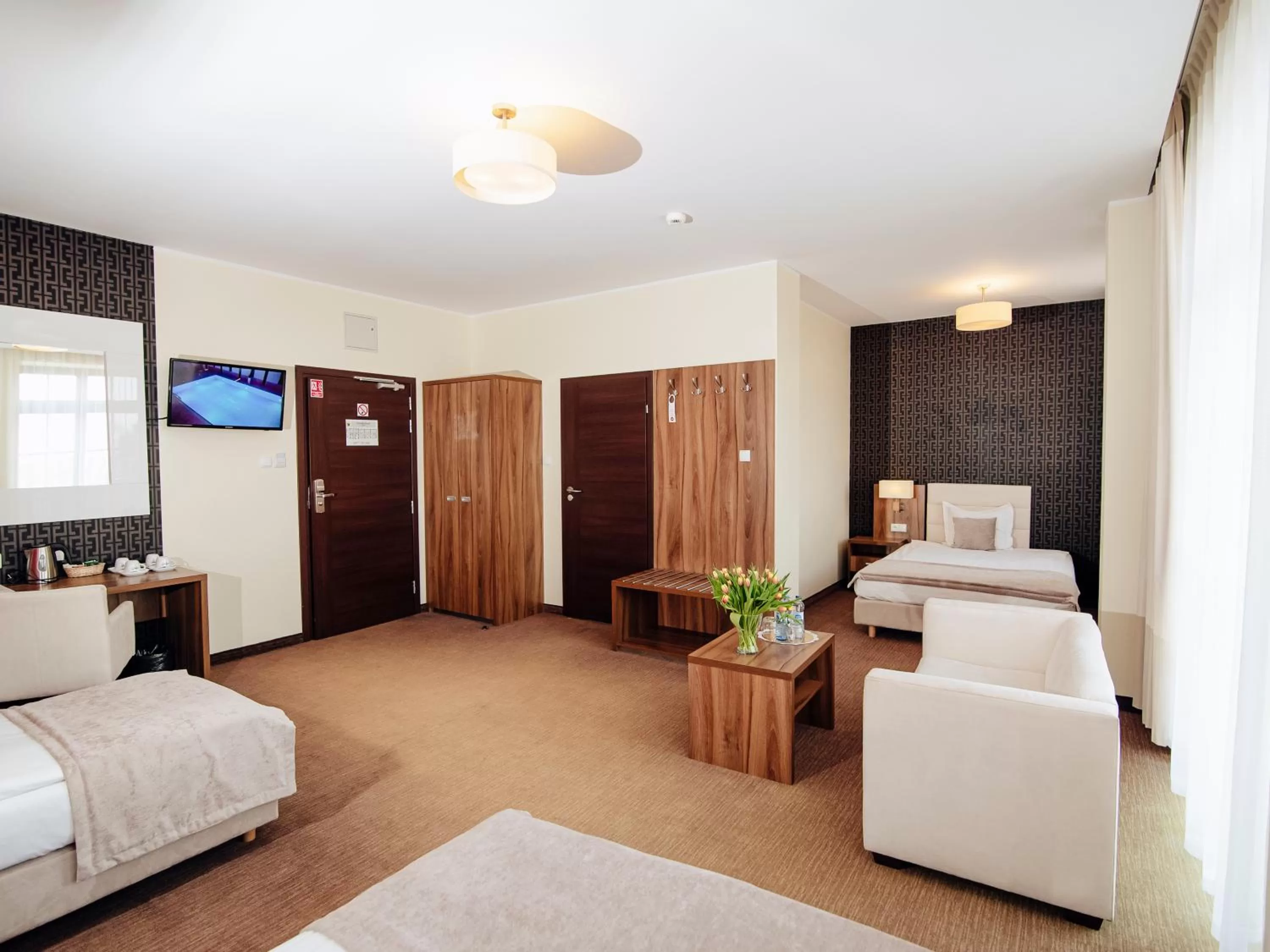 TV and multimedia, Bed in Hotel Zamek Gniew