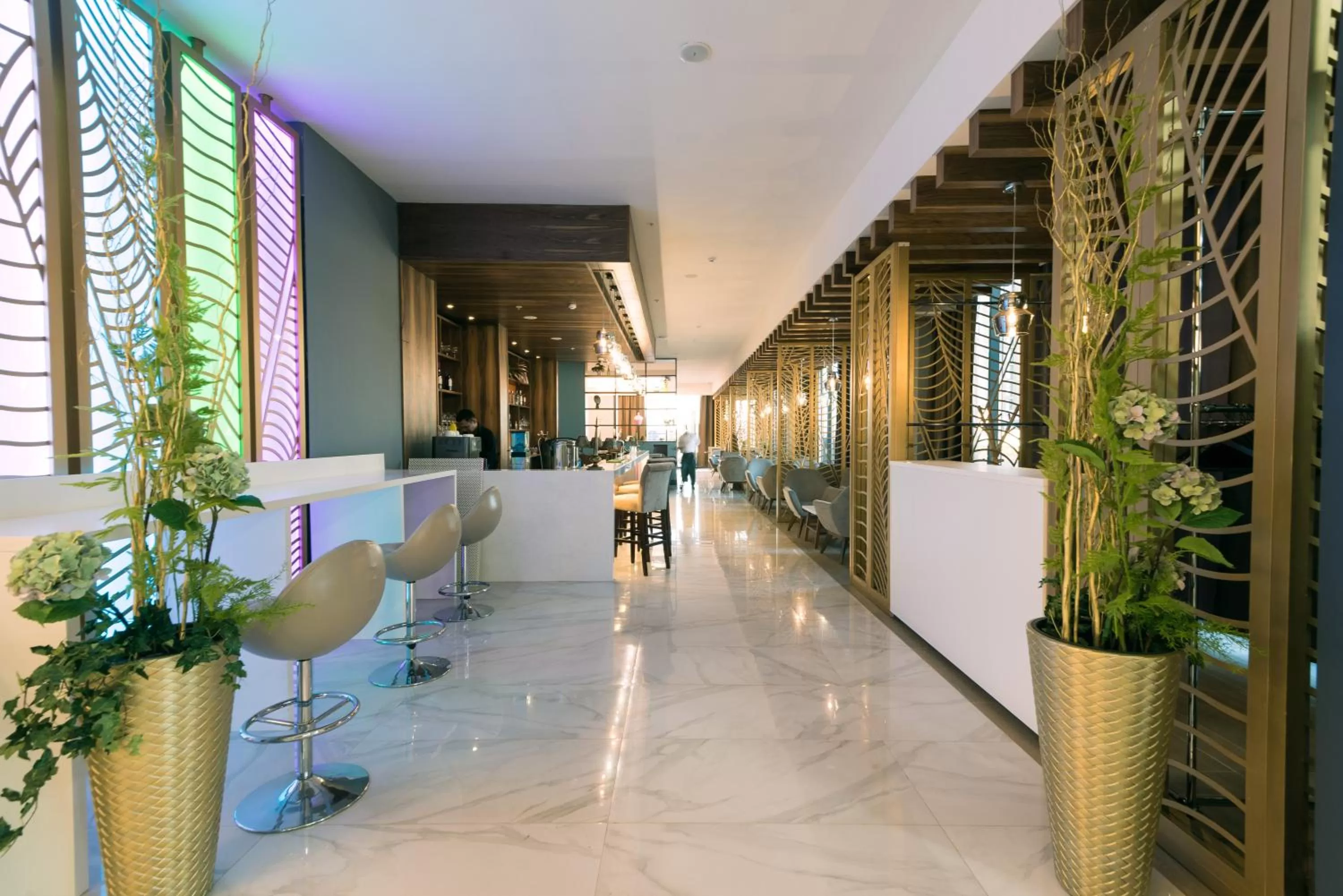 Seating area in The Square