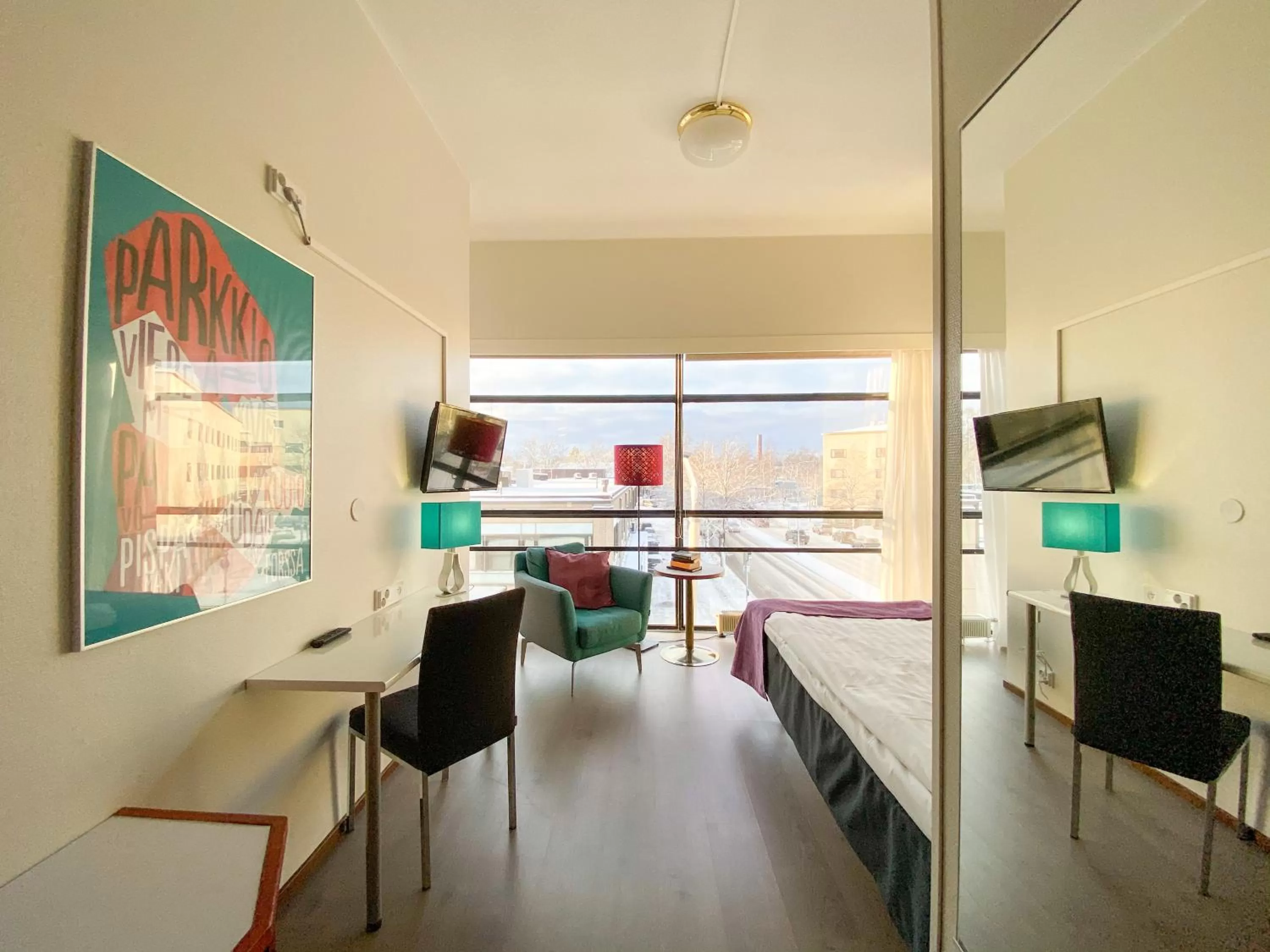 Photo of the whole room in Hotel Fabrik Forssa