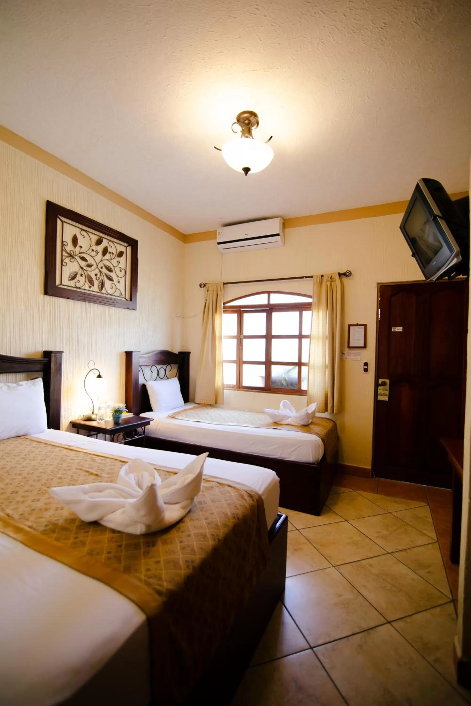 Bed in Hotel Quinta Maya