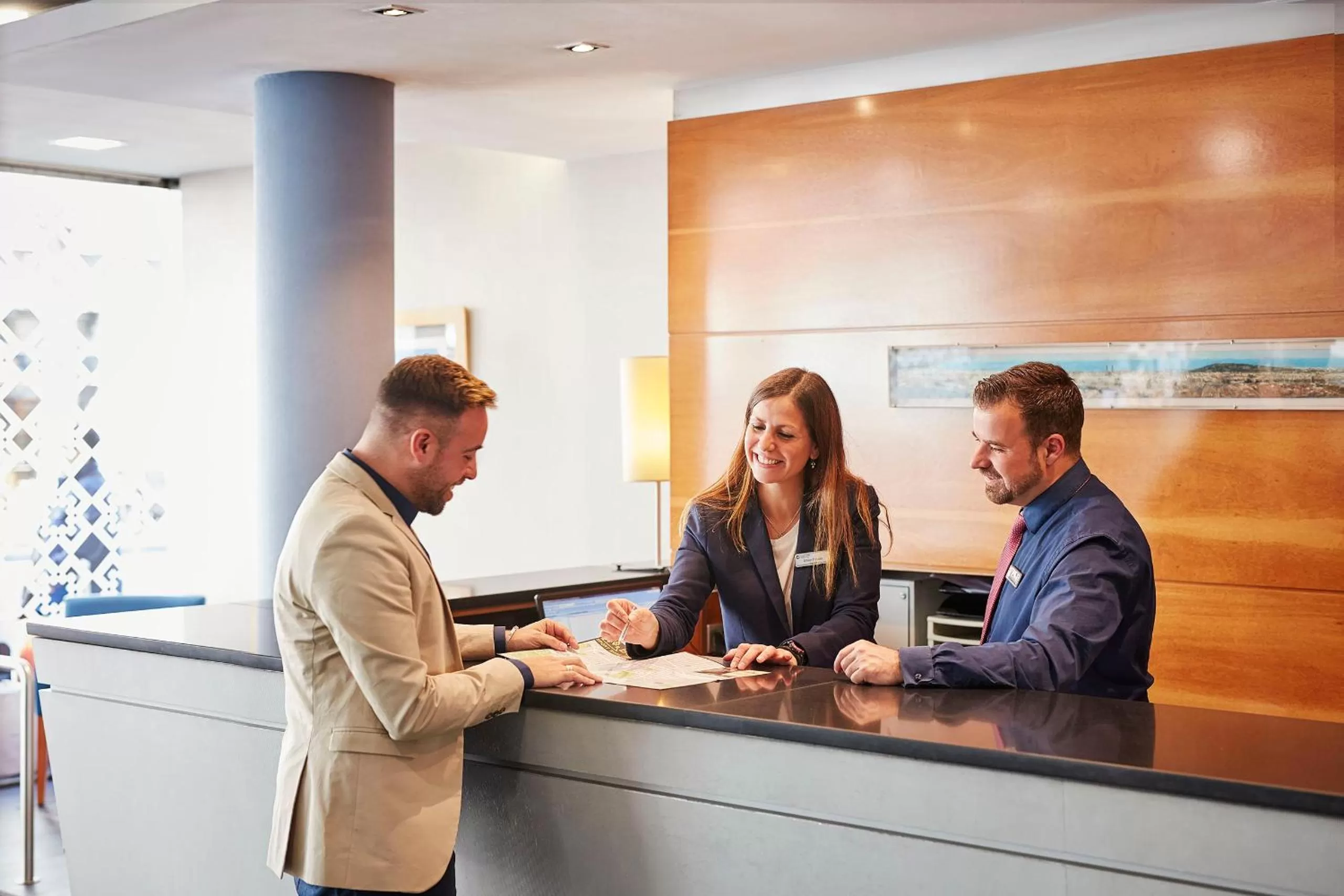 Staff in Barcelona Century Hotel
