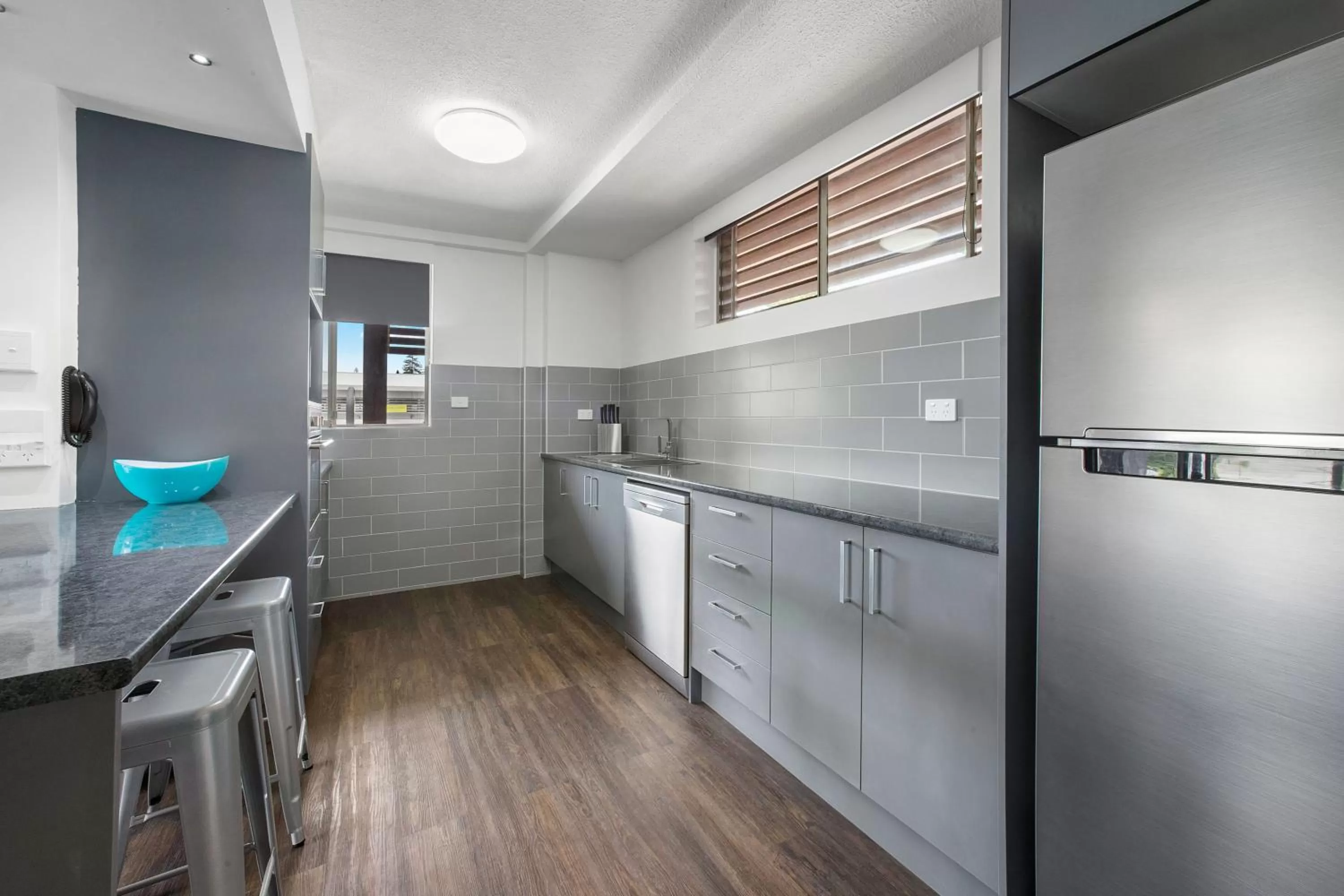 Kitchen or kitchenette in El Motor Inn