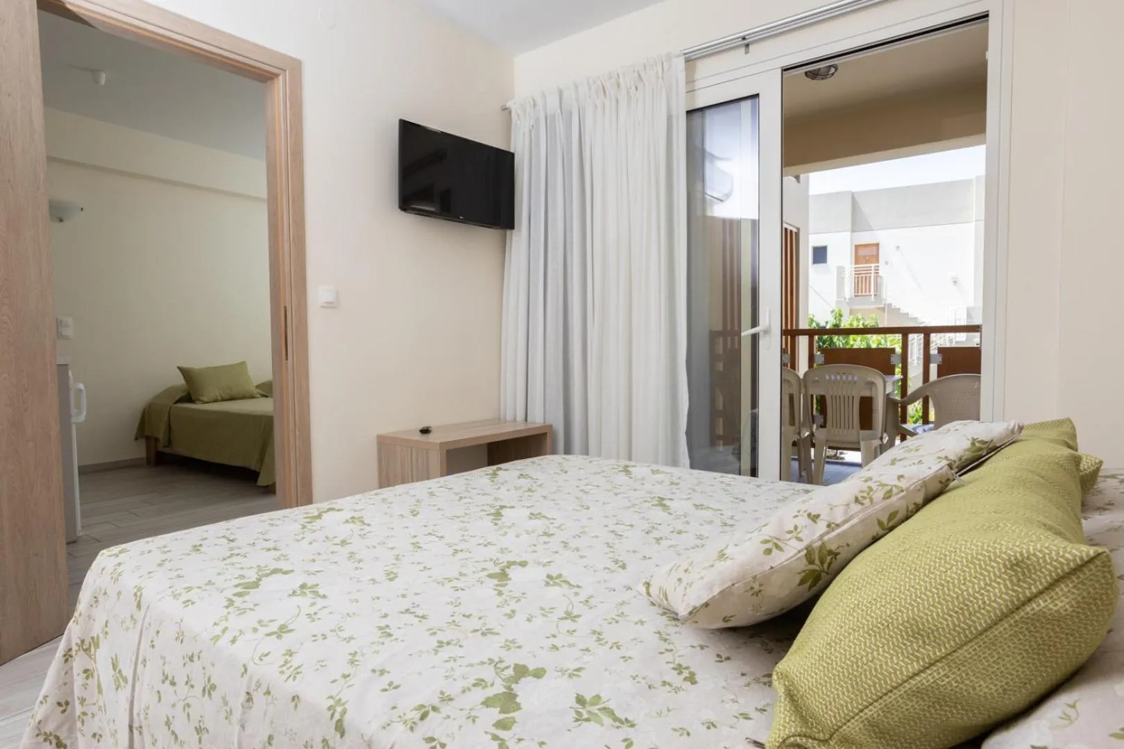 Bed in Ilian Beach & Apartments