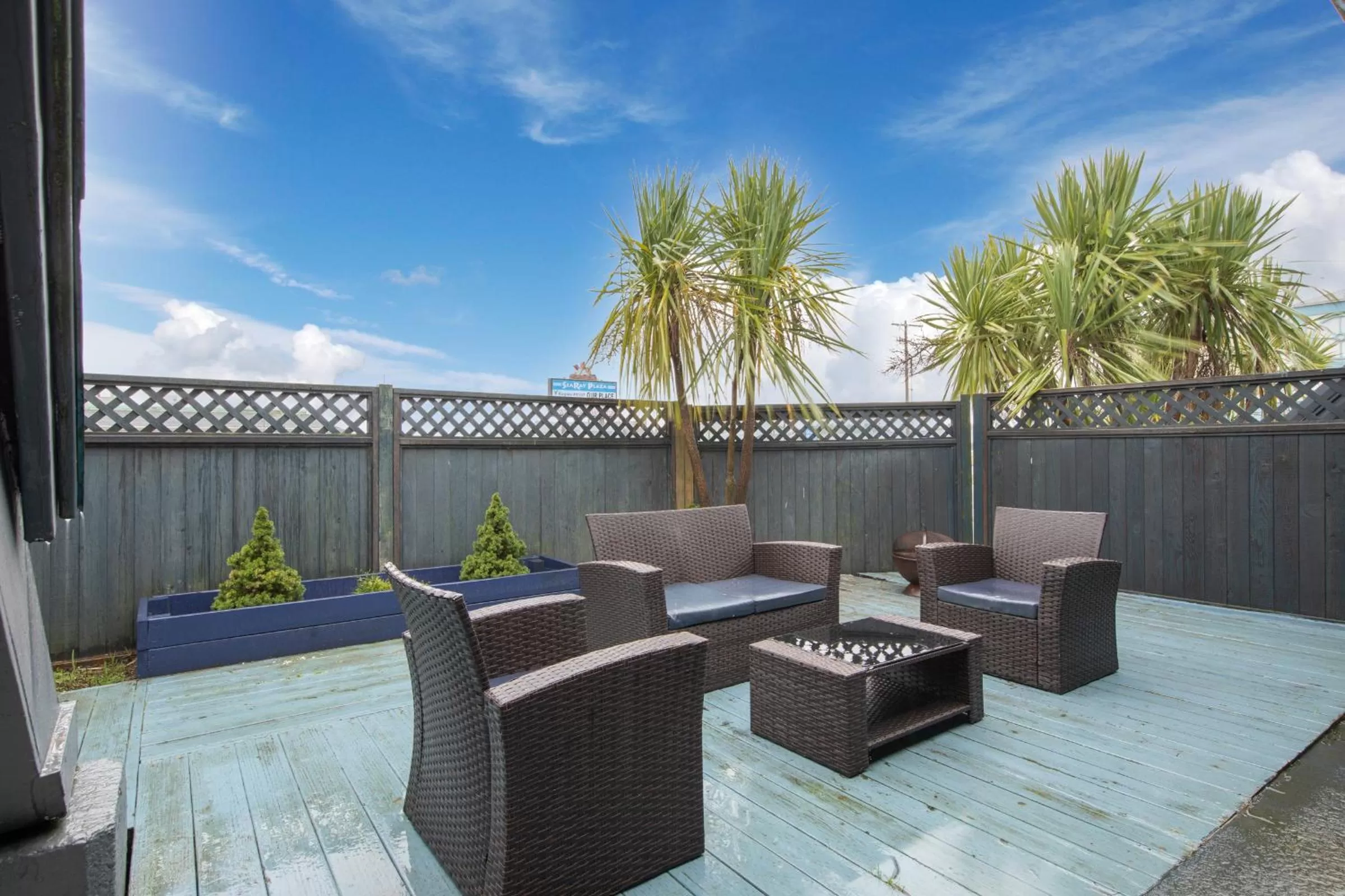 Patio in Wanderlust Inn