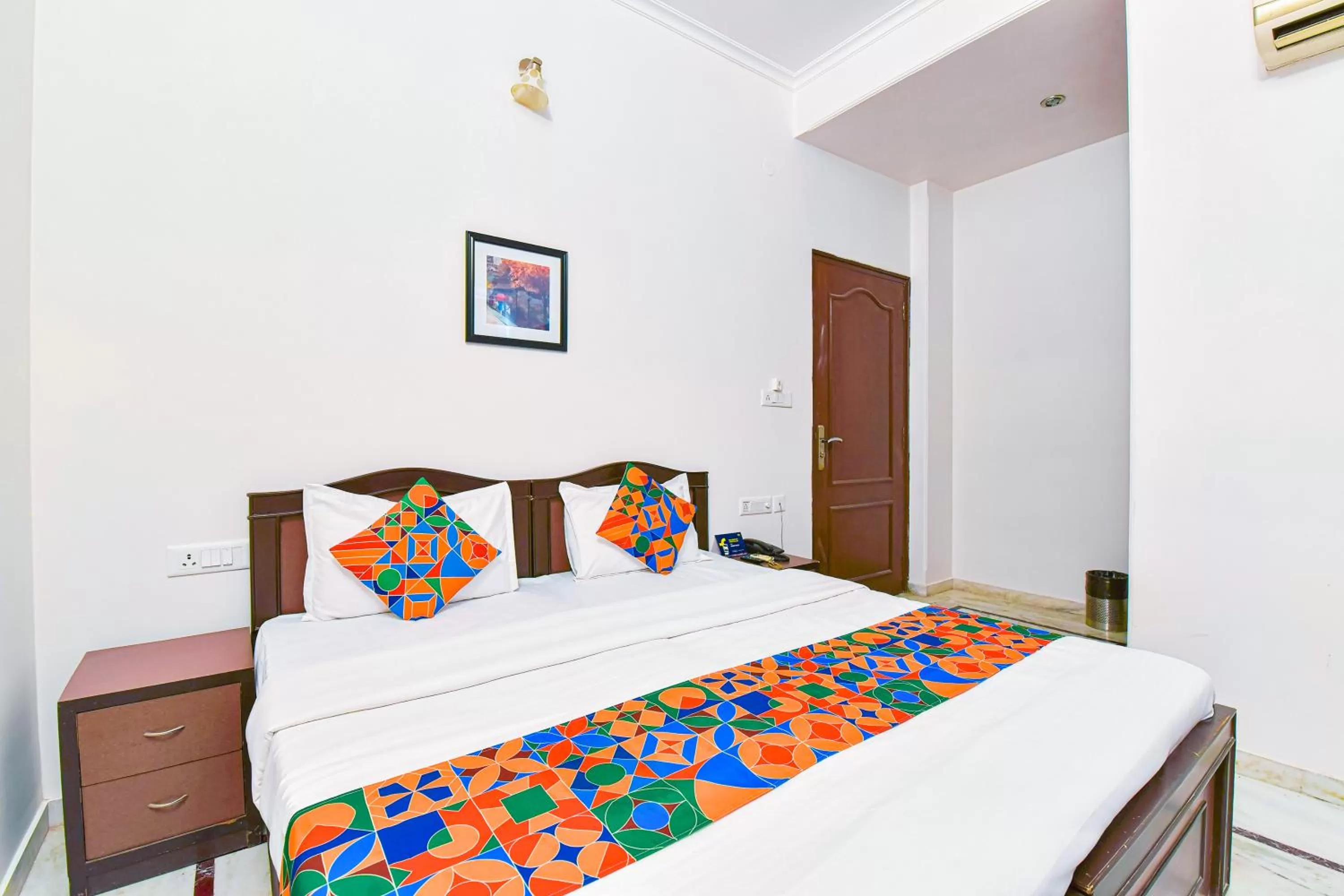 Bedroom, Bed in FabHotel Gitanjali