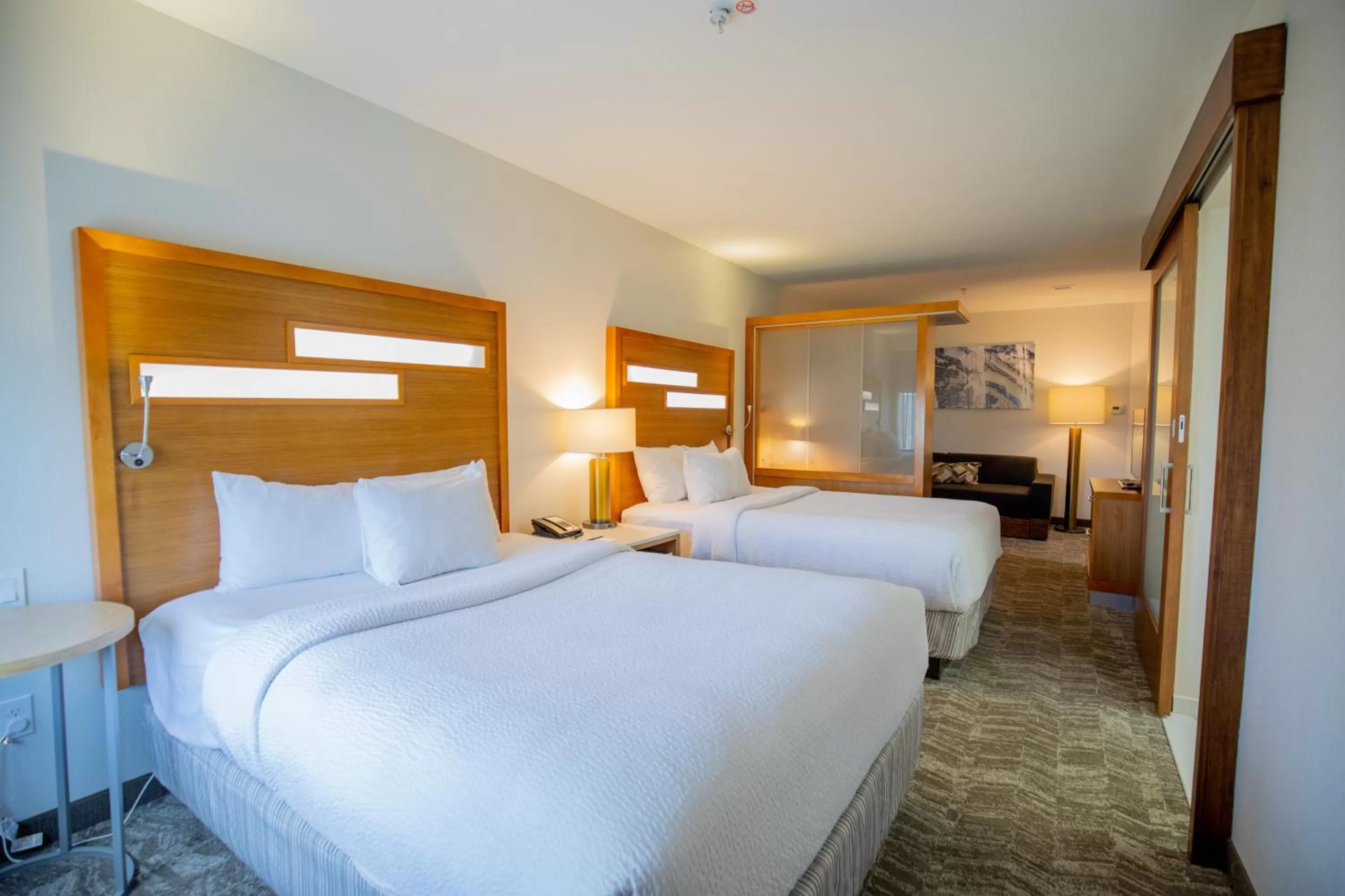 Bedroom, Bed in SpringHill Suites by Marriott Baton Rouge Gonzales