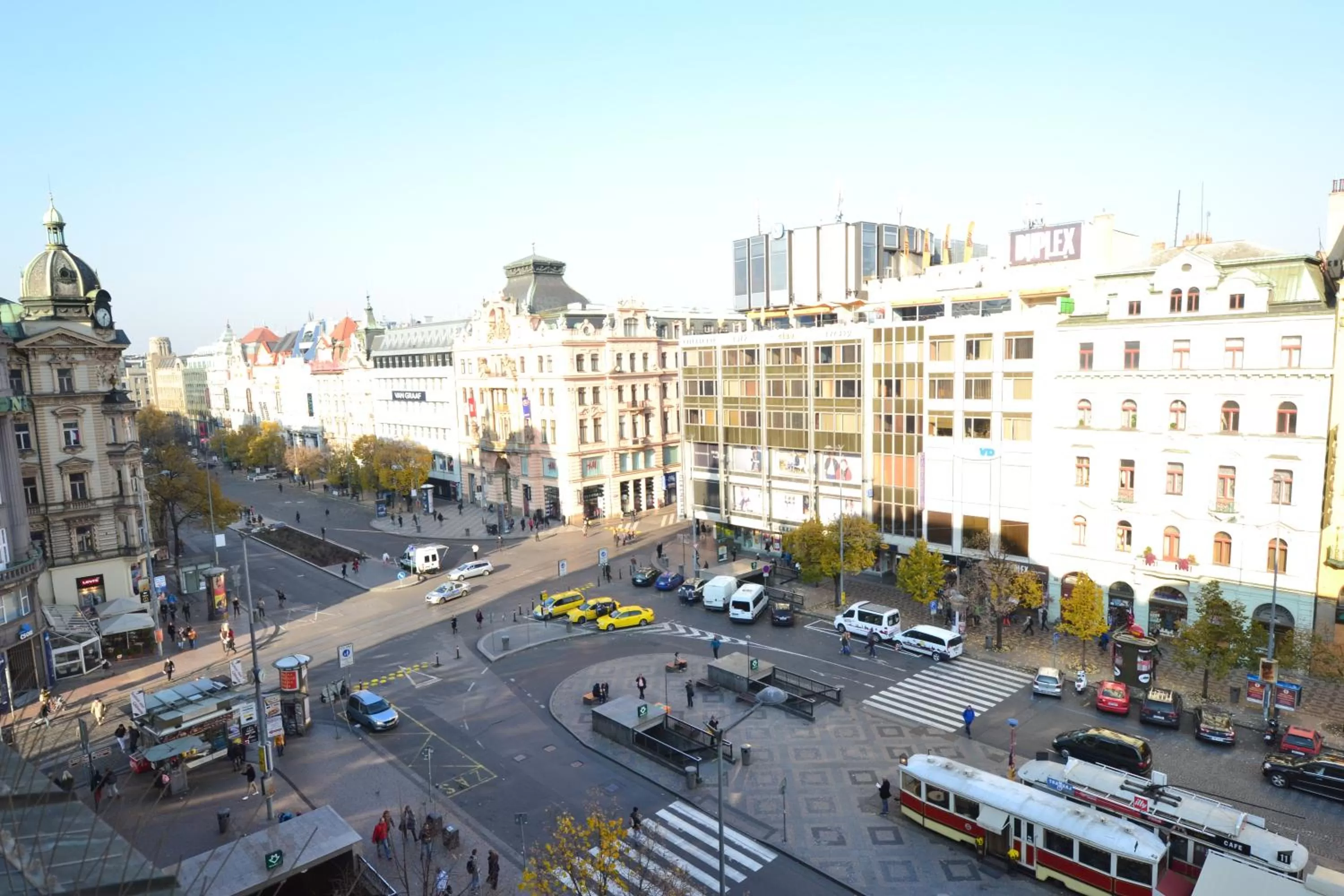 City view in EA ApartHotel Melantrich